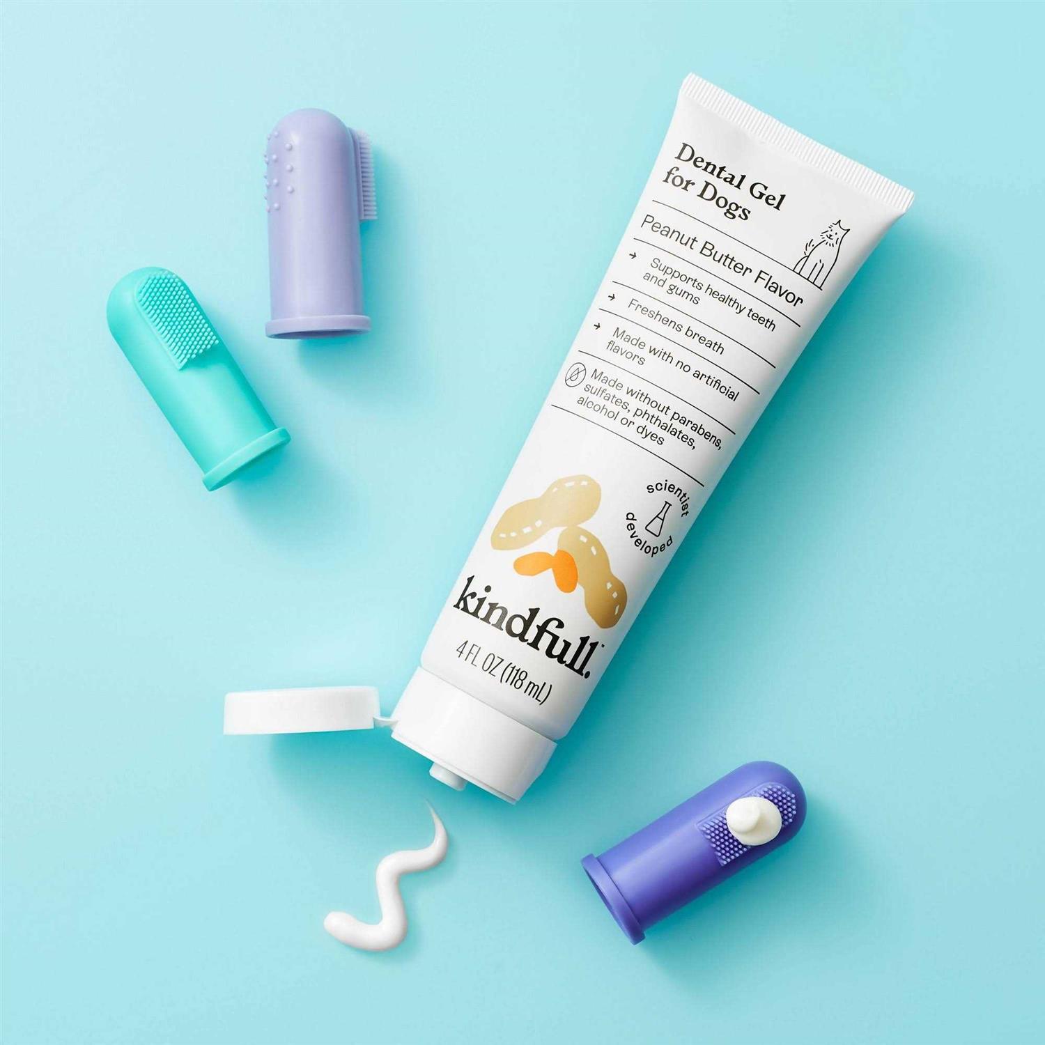 Kindfull Dog and Cat Finger Toothbrushes - Healthber