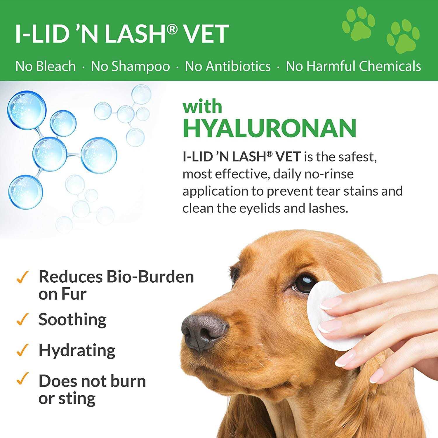 I-Lid ‘n Lash Hygiene Vet Wipes - Healthber