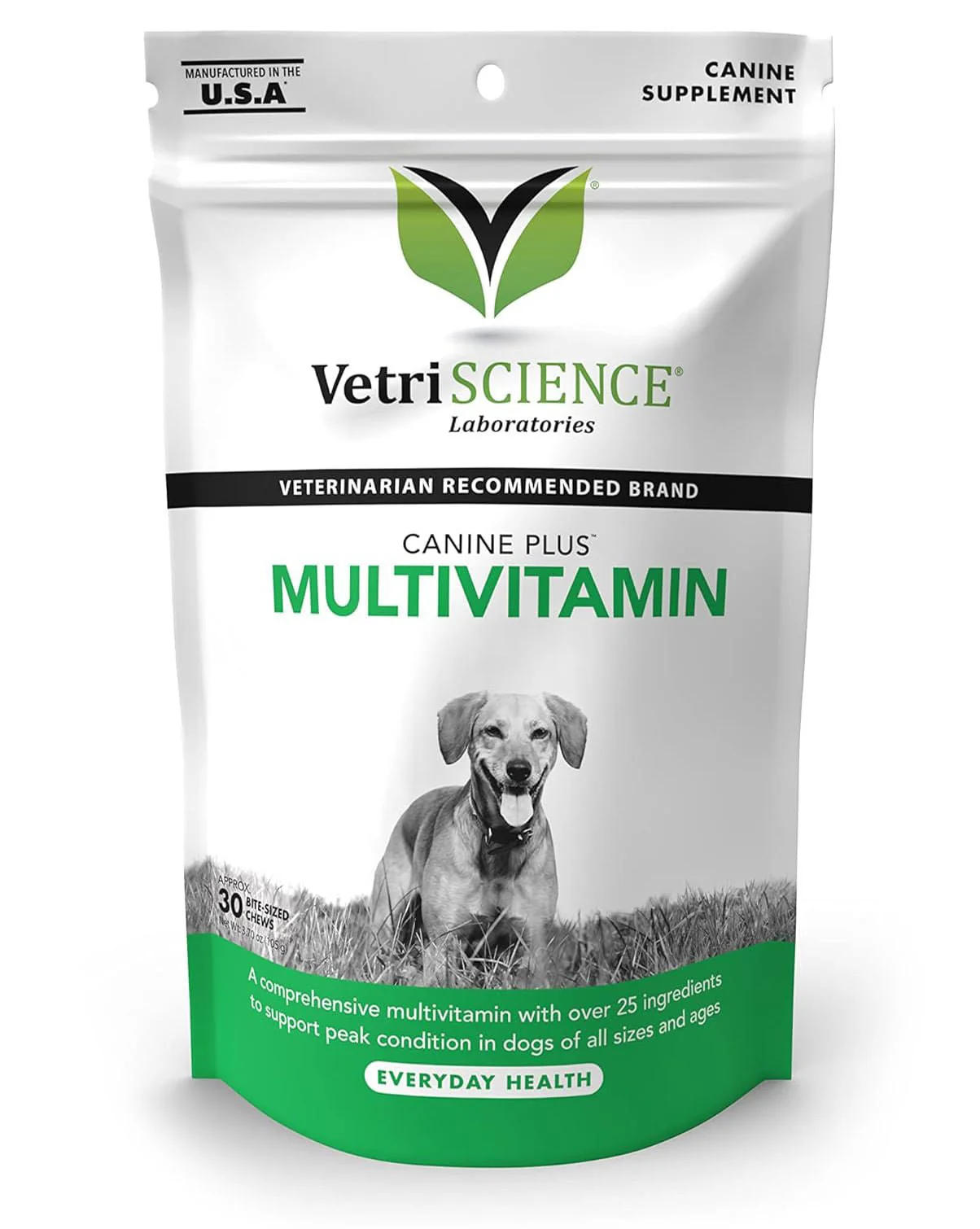 Canine Plus MultiVitamin, 30 Bite-Sized Chews - Healthber