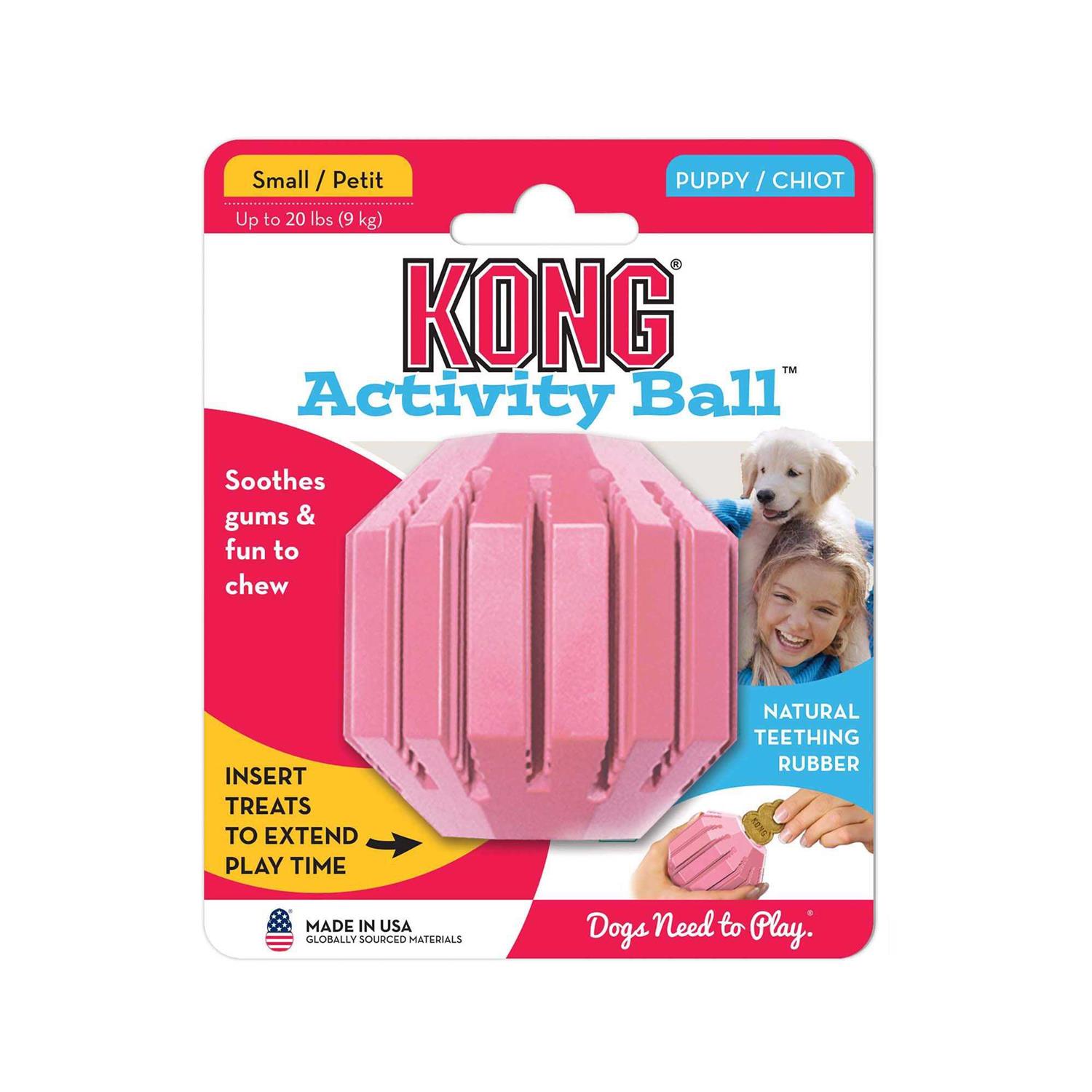 KONG Puppy Activity Ball Dog Toy - Healthber