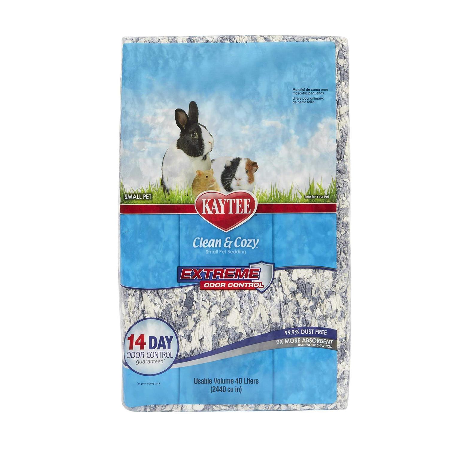 Kaytee Clean Cozy Small Pet Bedding Extreme Odor Control - Healthber