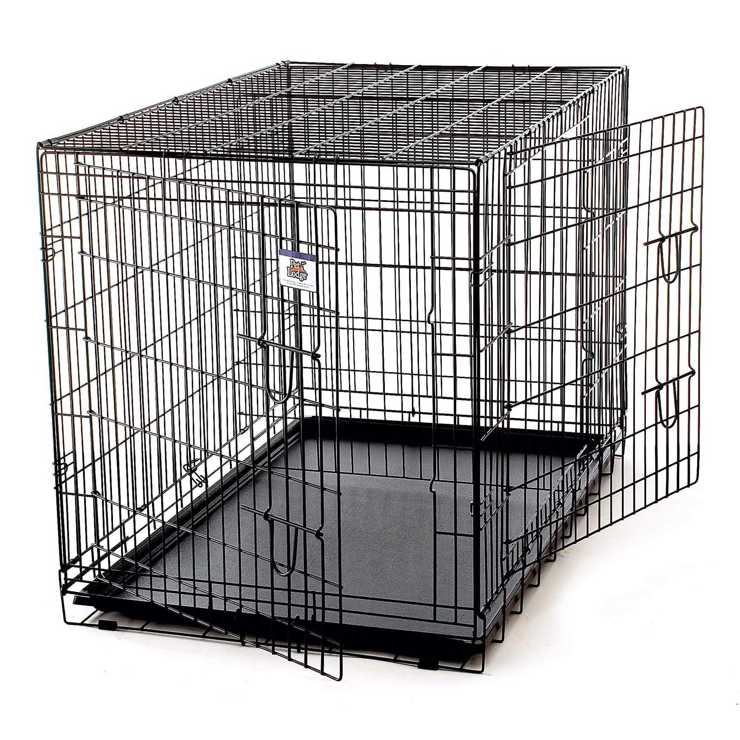 Pet Lodge Double Door Wire Dog Crate - Healthber