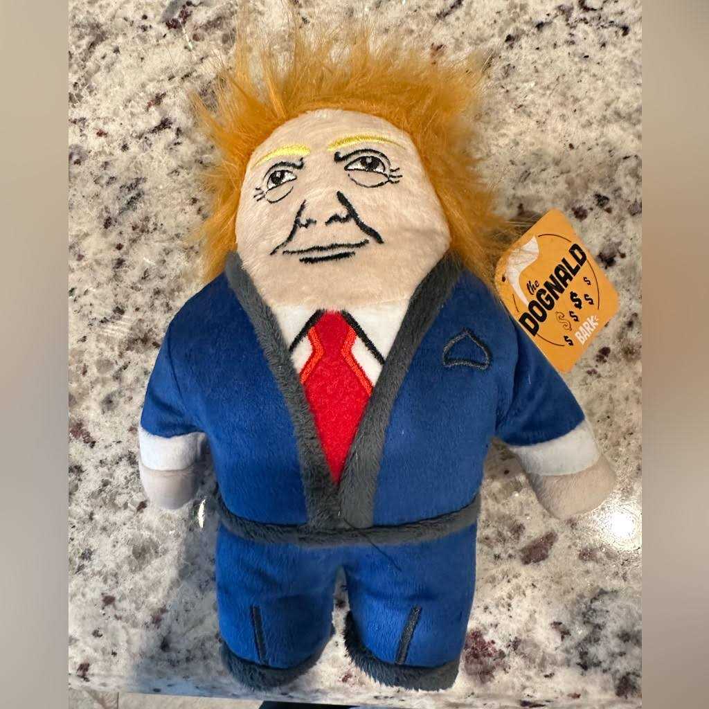 Donald Trump Barkbox Dog Toy Dognald with Squeaker 8 A7 - Healthber