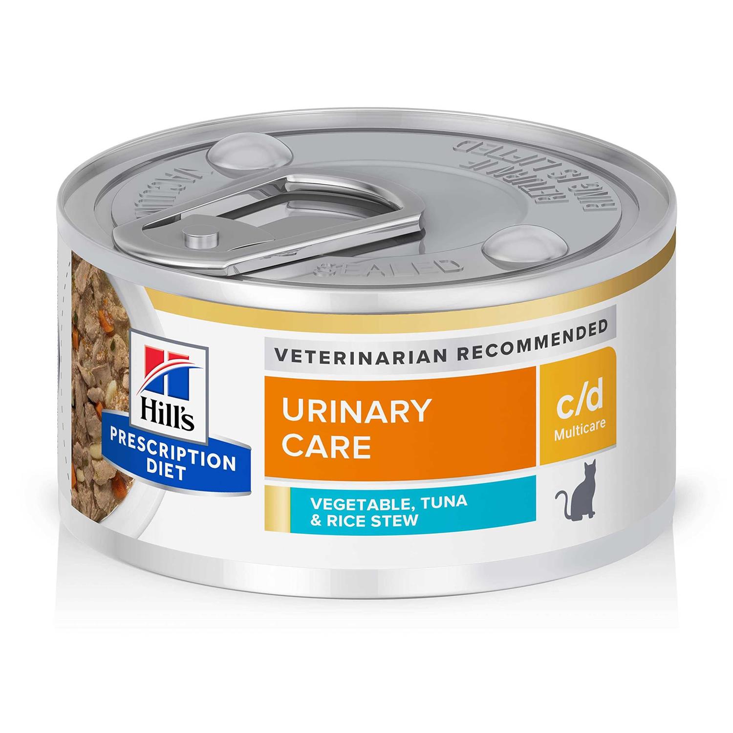 Hill’s Prescription Diet c/d Multicare Urinary Care Tuna & Vegetable Stew Wet Cat Food - Healthber