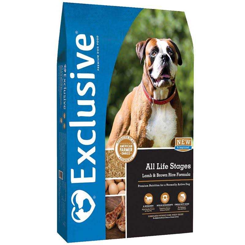 Exclusive Dog Food All Life Stages Lamb Brown Rice - Healthber