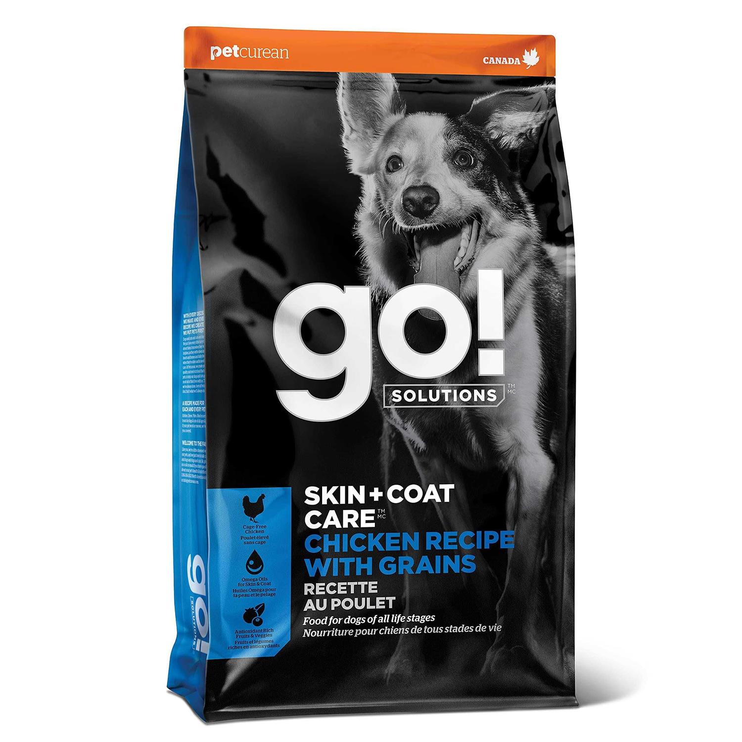 Go! Solutions Skin + Coat Care Chicken Recipe Dry Dog Food - Healthber