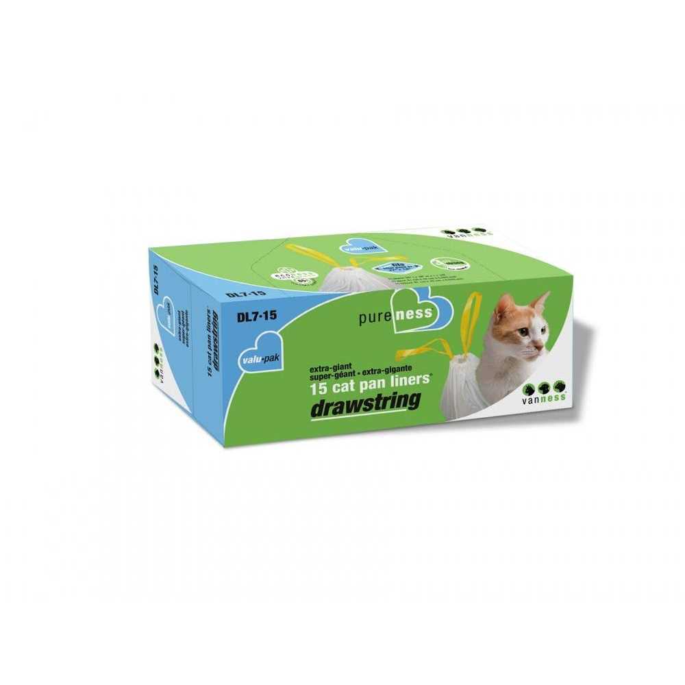 Van Ness Drawstring Cat Pan Liners - Healthber