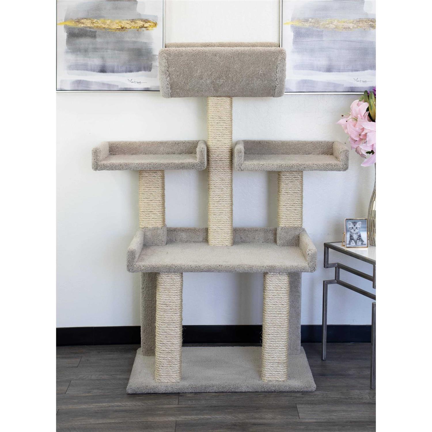 56 Extra Large Cat Tree Cat Tower for Big Cats by Prestige Cat Trees - Healthber