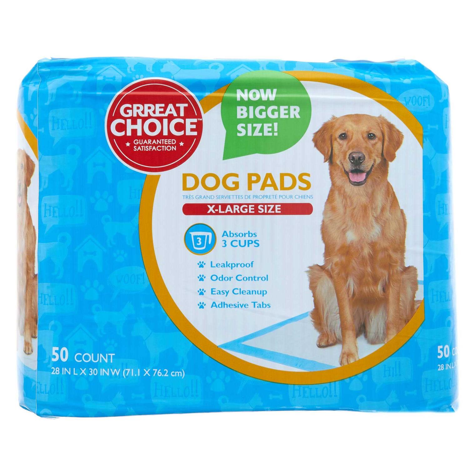 Great Choice XL Dog Pads 28L x 30W - Healthber