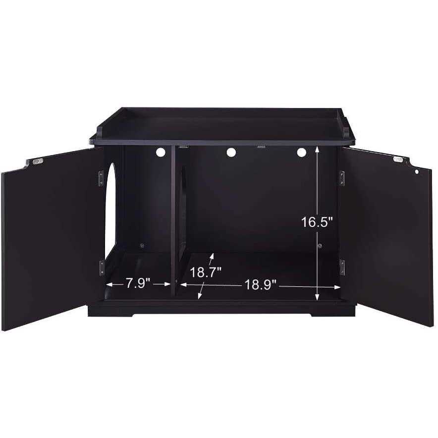 Unipaws Cat Washroom Bench Litter Box Cover - Healthber
