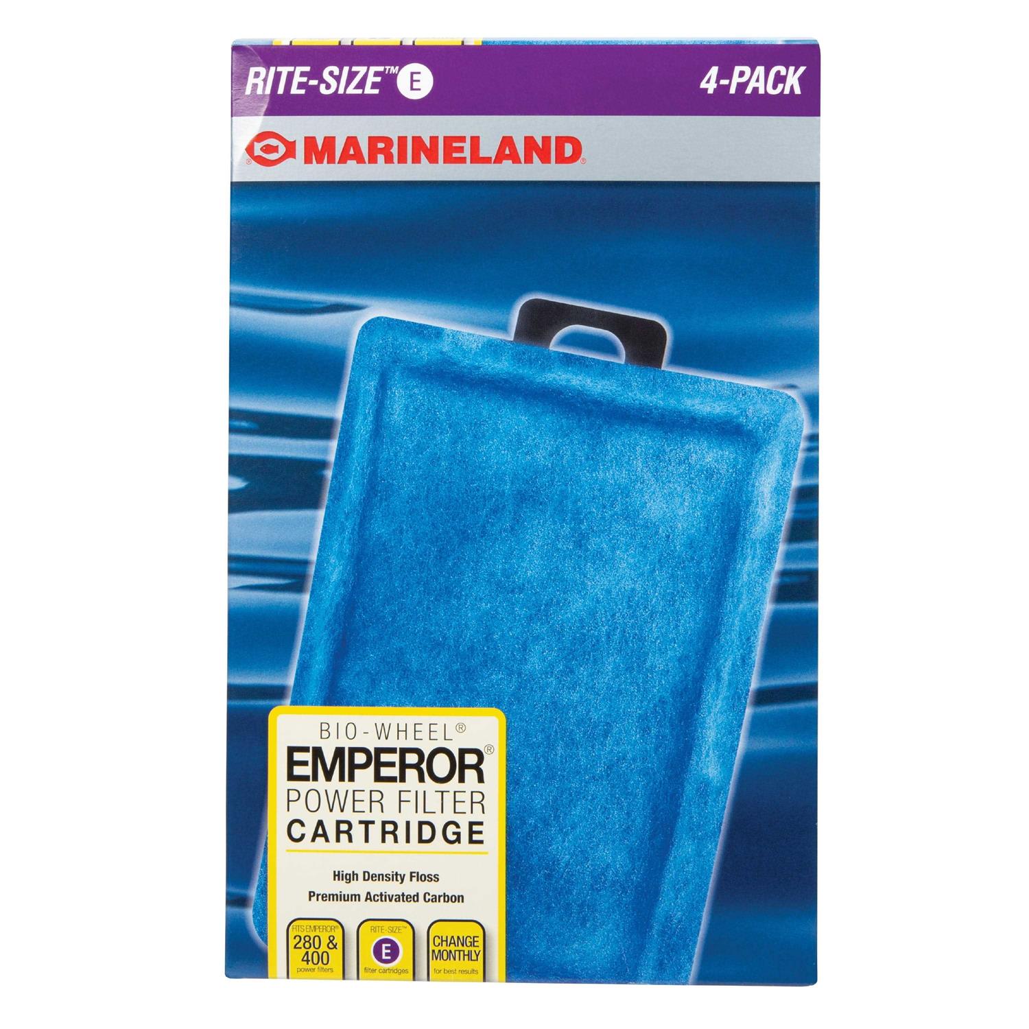 Marineland Emperor Power Filter Cartridge Rite-Size E - Healthber