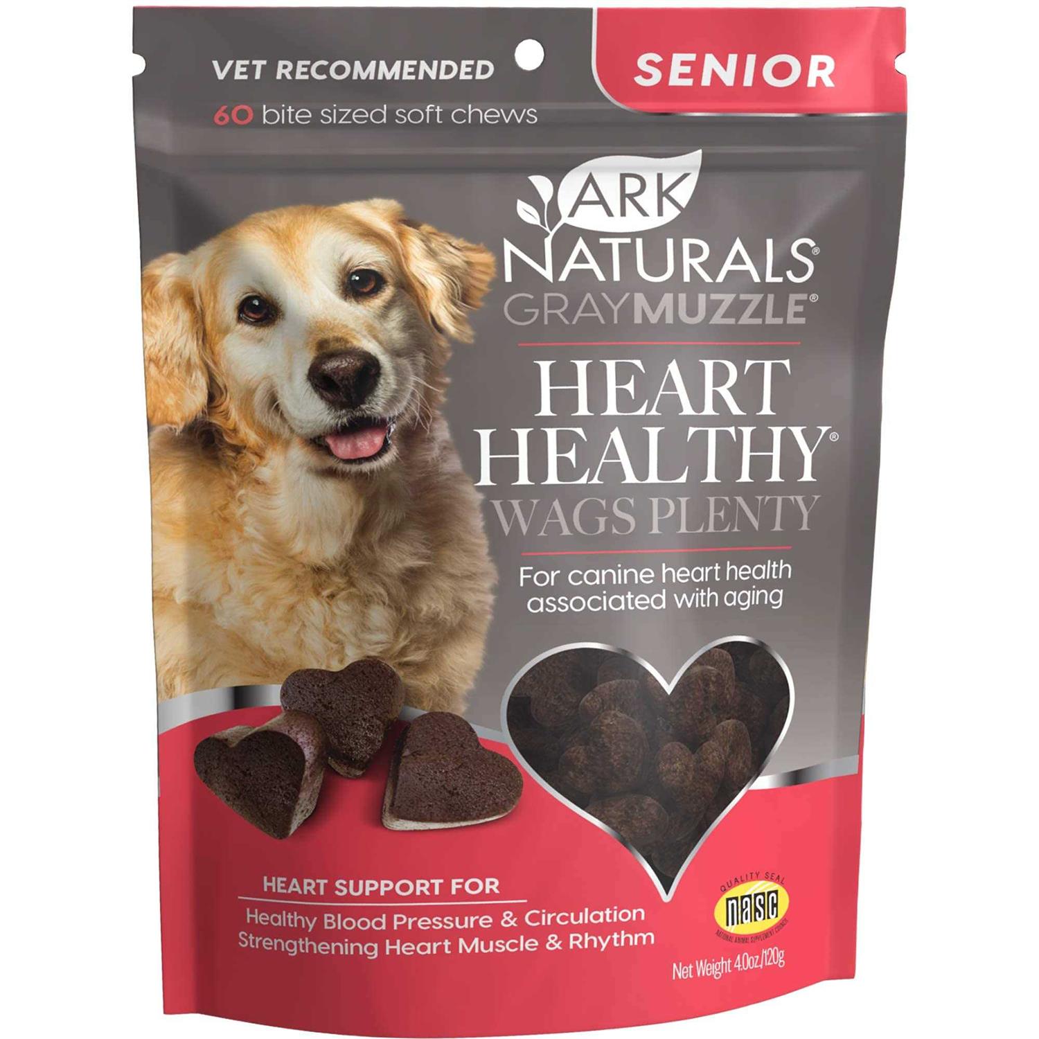 Ark Naturals Gray Muzzle Heart Healthy Wags Plenty - Healthber