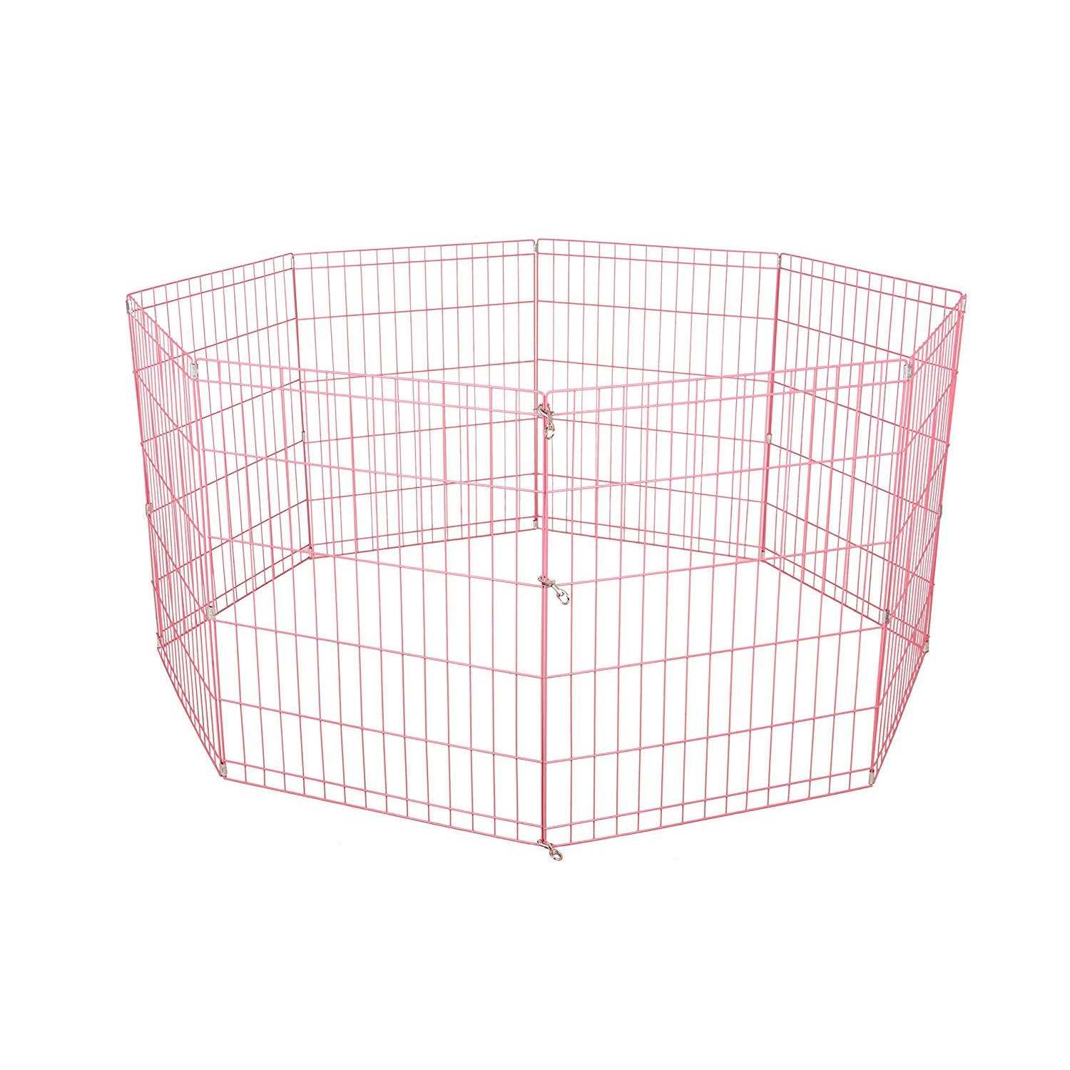 Bestpet 8-Panel Tall Dog Playpen Crate Fence Pet Kennel Play Pen Exercise Cag - Healthber