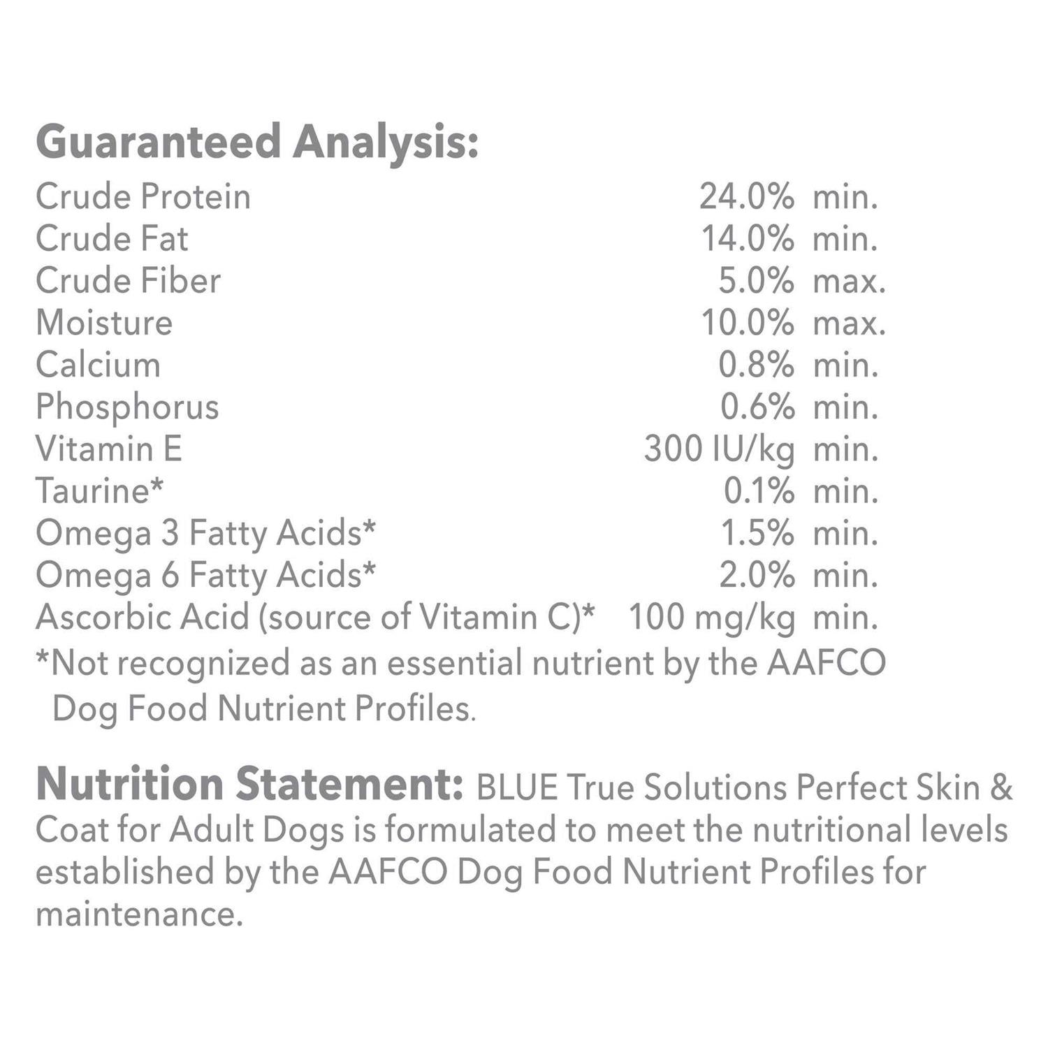 Blue Buffalo True Solutions Perfect Skin & Coat Dog Food - Healthber