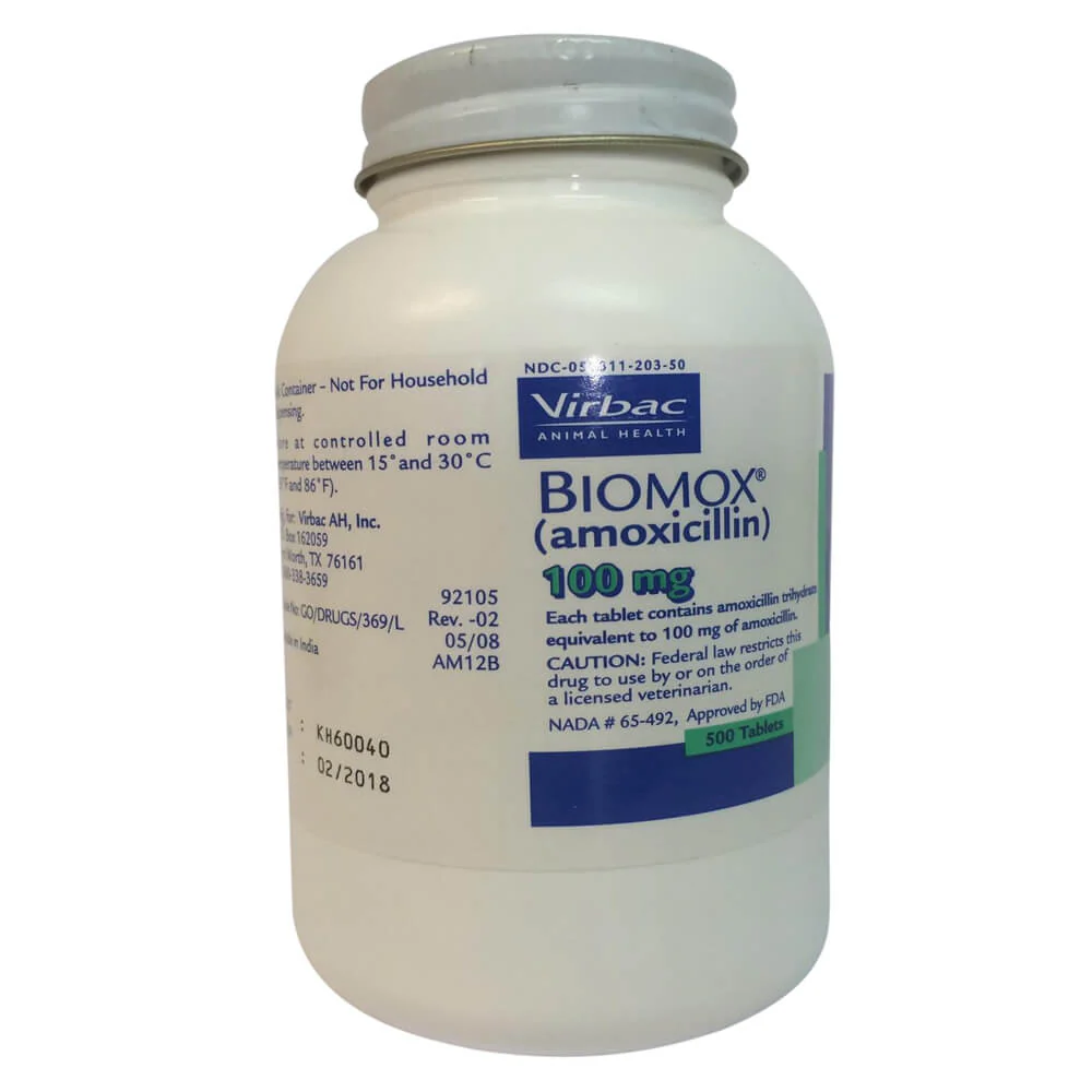 Rx Biomox (amoxicillin) Tablets for Dogs - Healthber