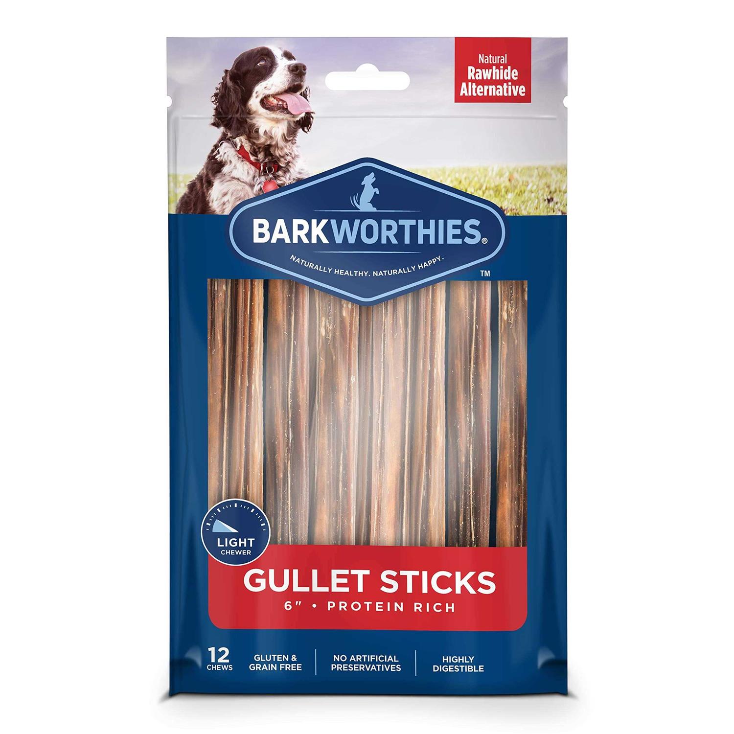 Barkworthies Beef Gullet Sticks - Healthber