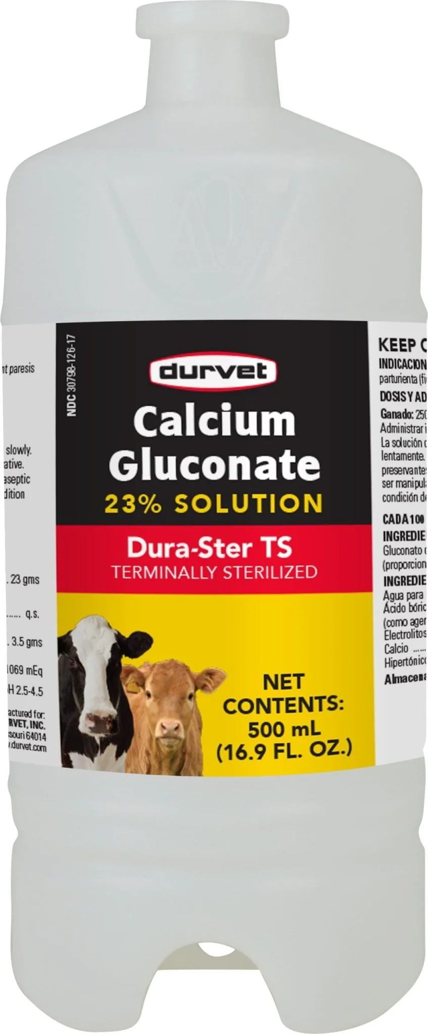 Calcium Gluconate 23%, 500 ml - Healthber