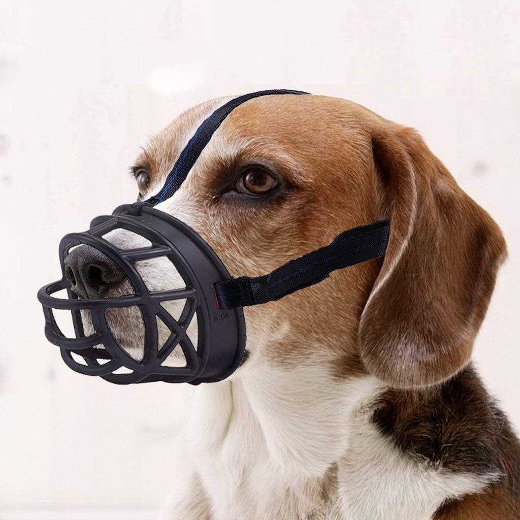 Mayerzon Dog Muzzle, Basket Breathable Silicone Dog Muzzle for Anti-Barking and Anti-Chewing - Healthber