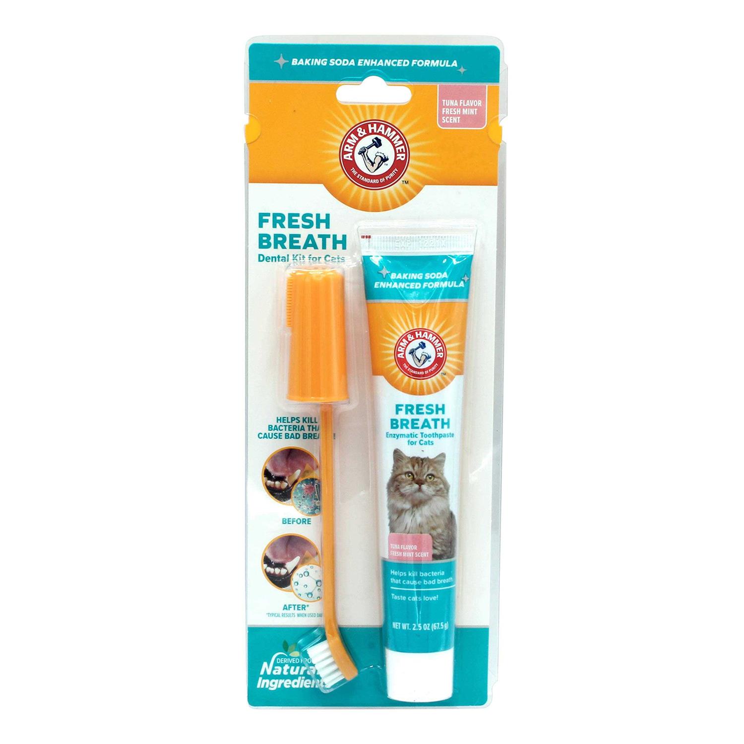 Arm & Hammer Advanced Care Dental Kit for Cats - Healthber