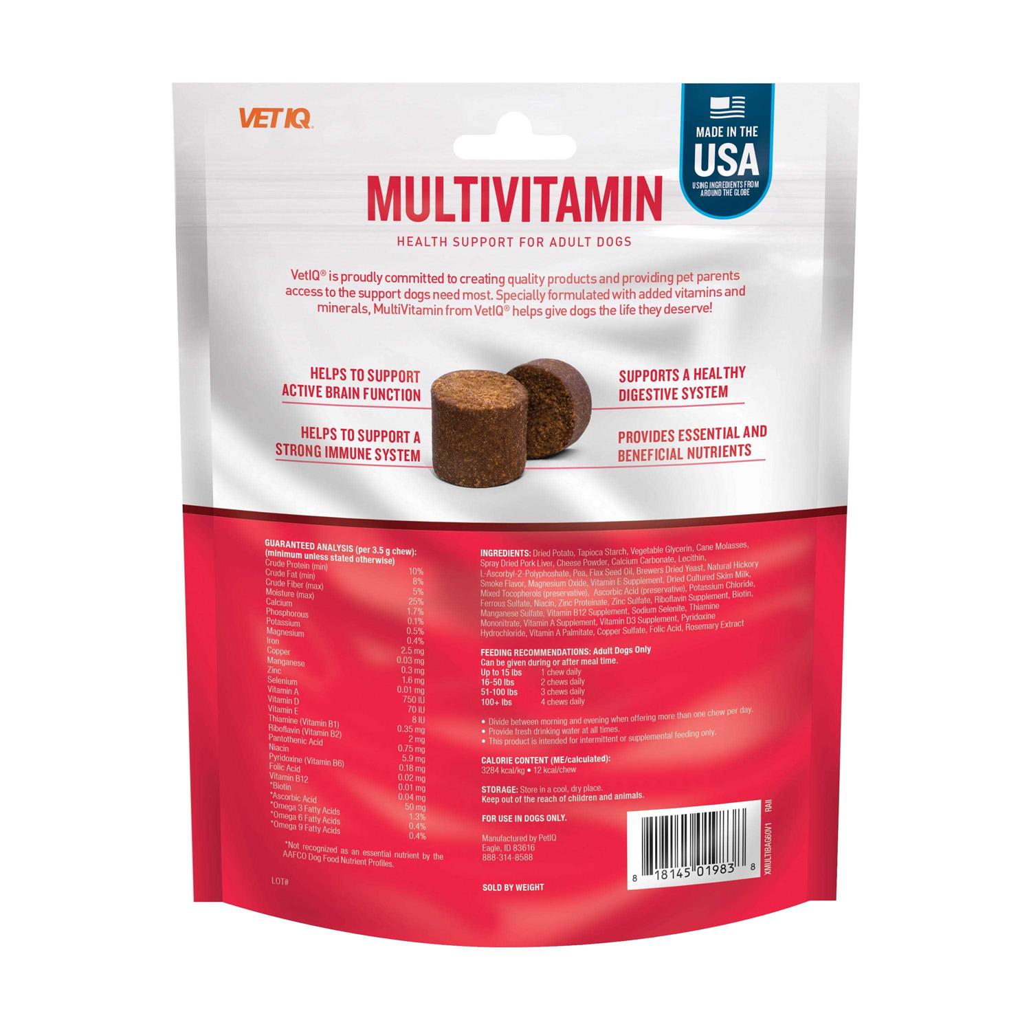 VetIQ Multivitamin Soft Chews 60-ct - Healthber