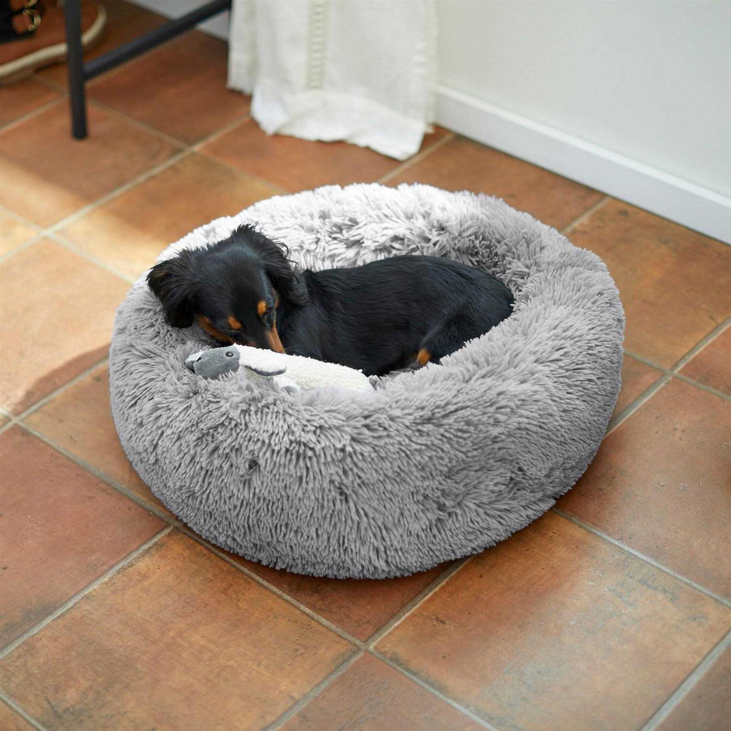 Frisco Eyelash Cat Dog Bolster Bed - Healthber
