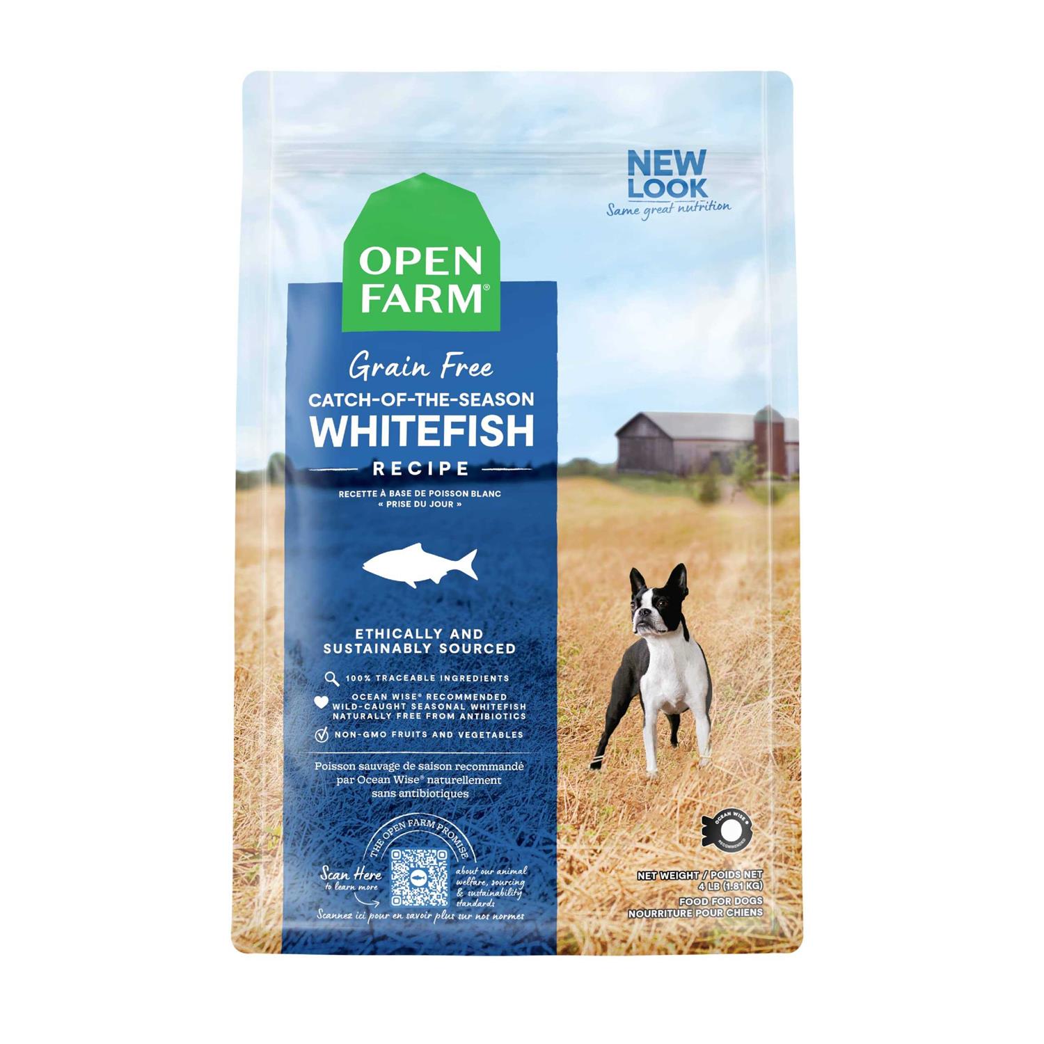 Open Farm Catch-of-the-Season Whitefish Grain Free Dry Dog Food - Healthber