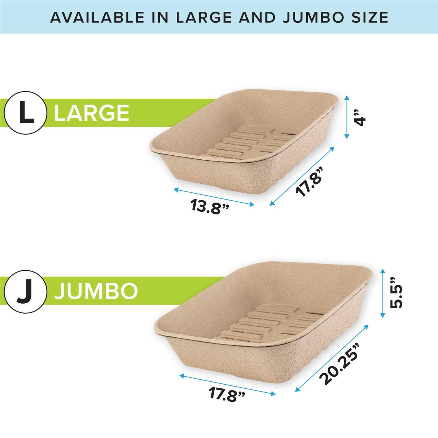 Kitty Sift Eco-Friendly Disposable Litter Box - Healthber