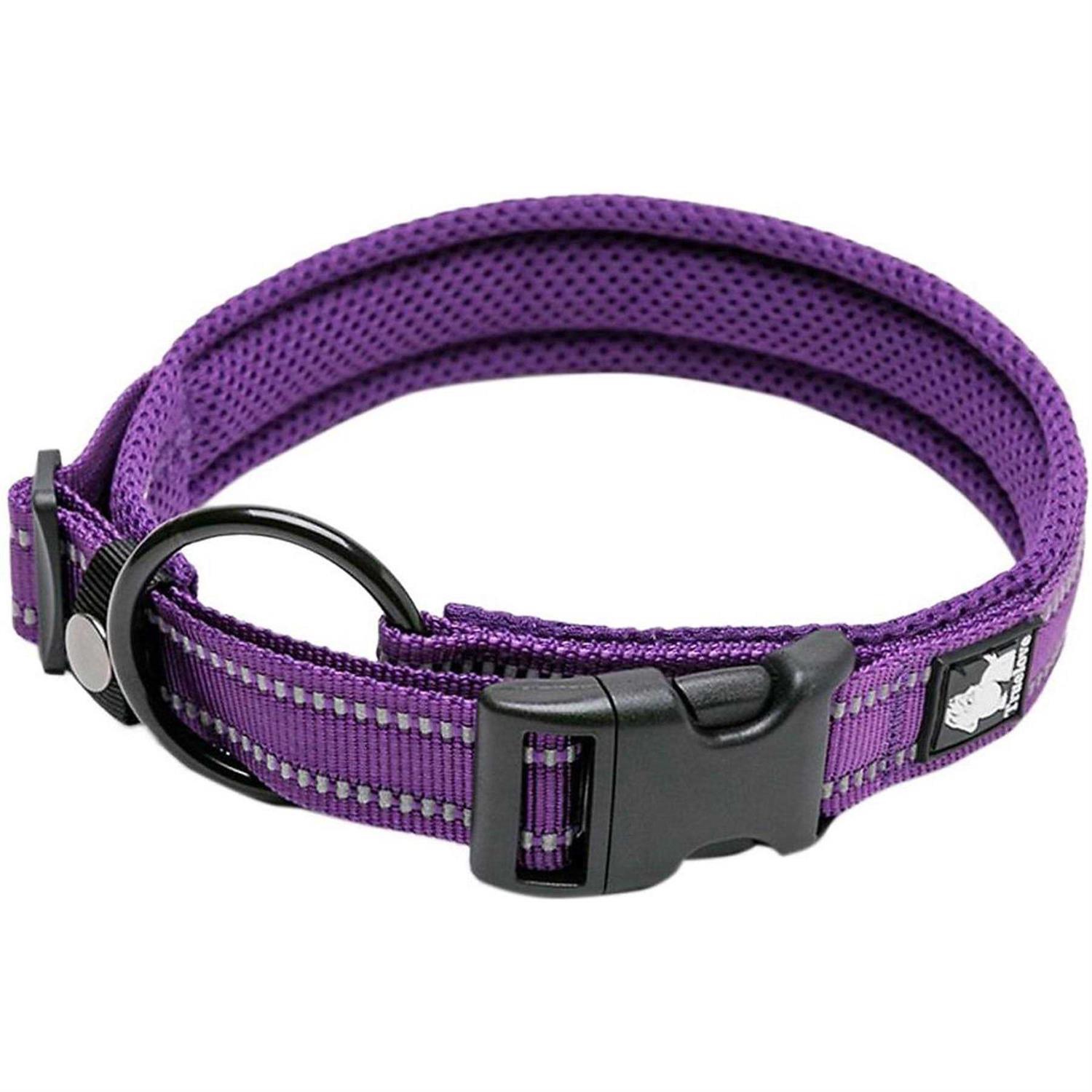 Chai’s Choice Premium Dog Collar Soft, Padded, Reflective Dog Collar for Large, Medium, and Small Size Dogs - Healthber
