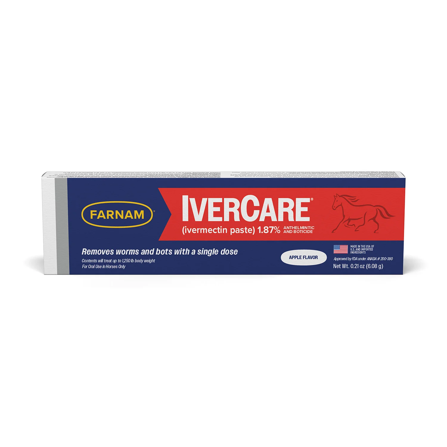 Farnam IverCare (Ivermectin Paste), 1.87%, 0.21 oz - Healthber