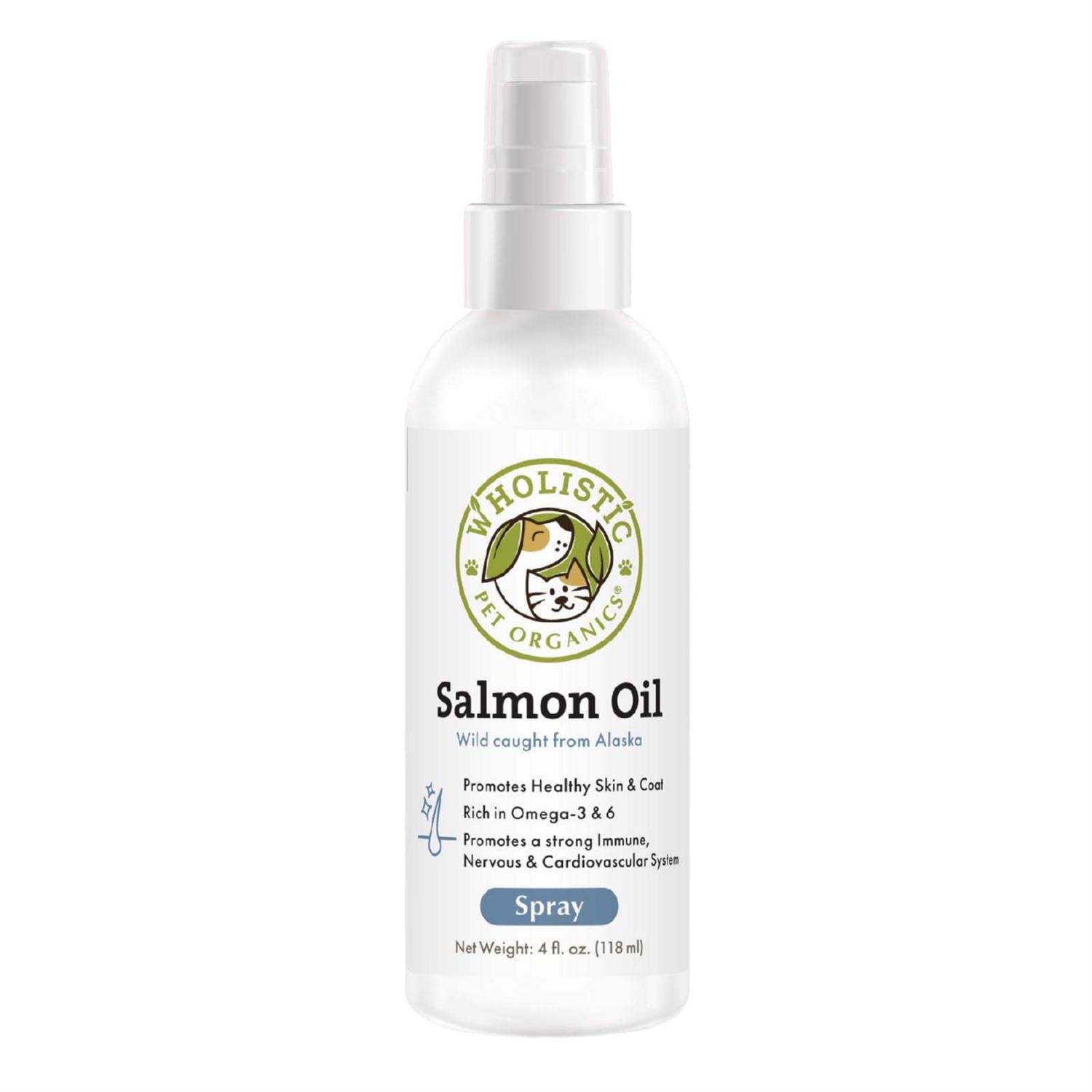 Wholistic Pet Organics Wild Deep Sea Salmon Oil - Healthber