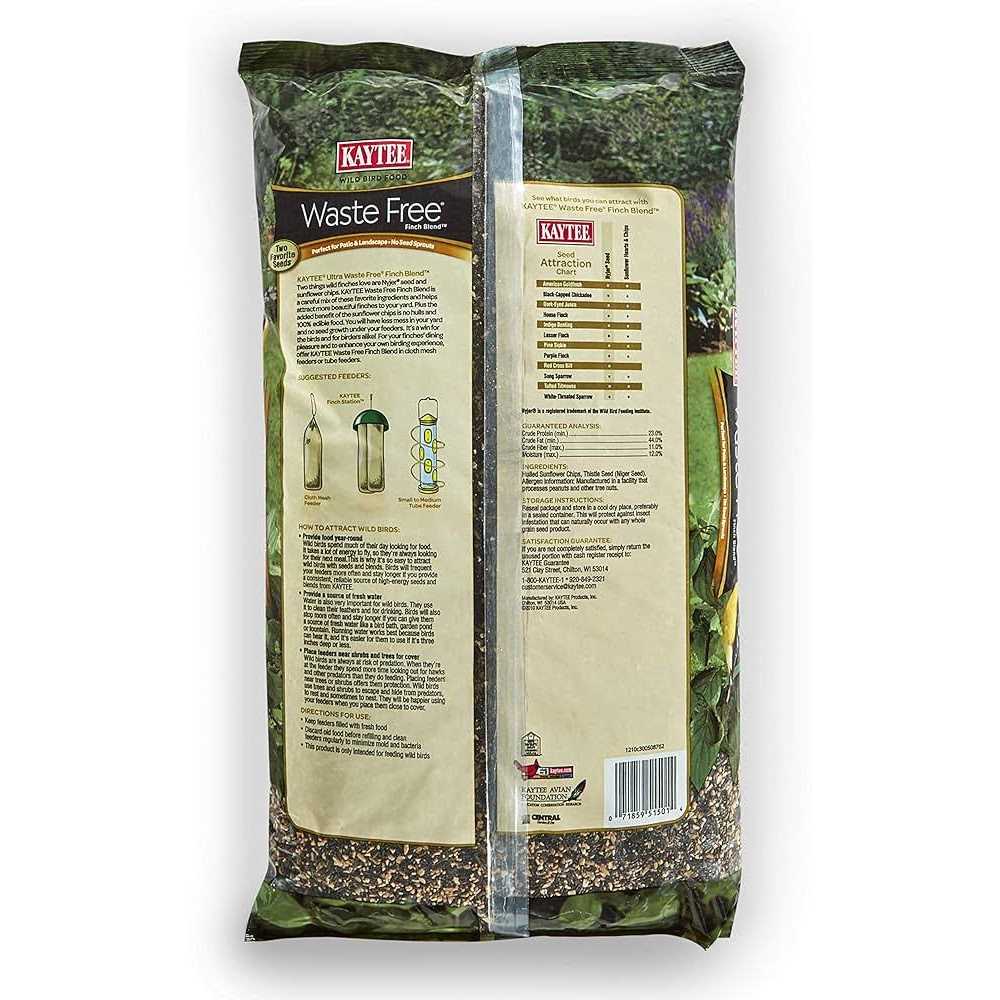 Kaytee Waste Free Finch Bird Seed Blend - Healthber