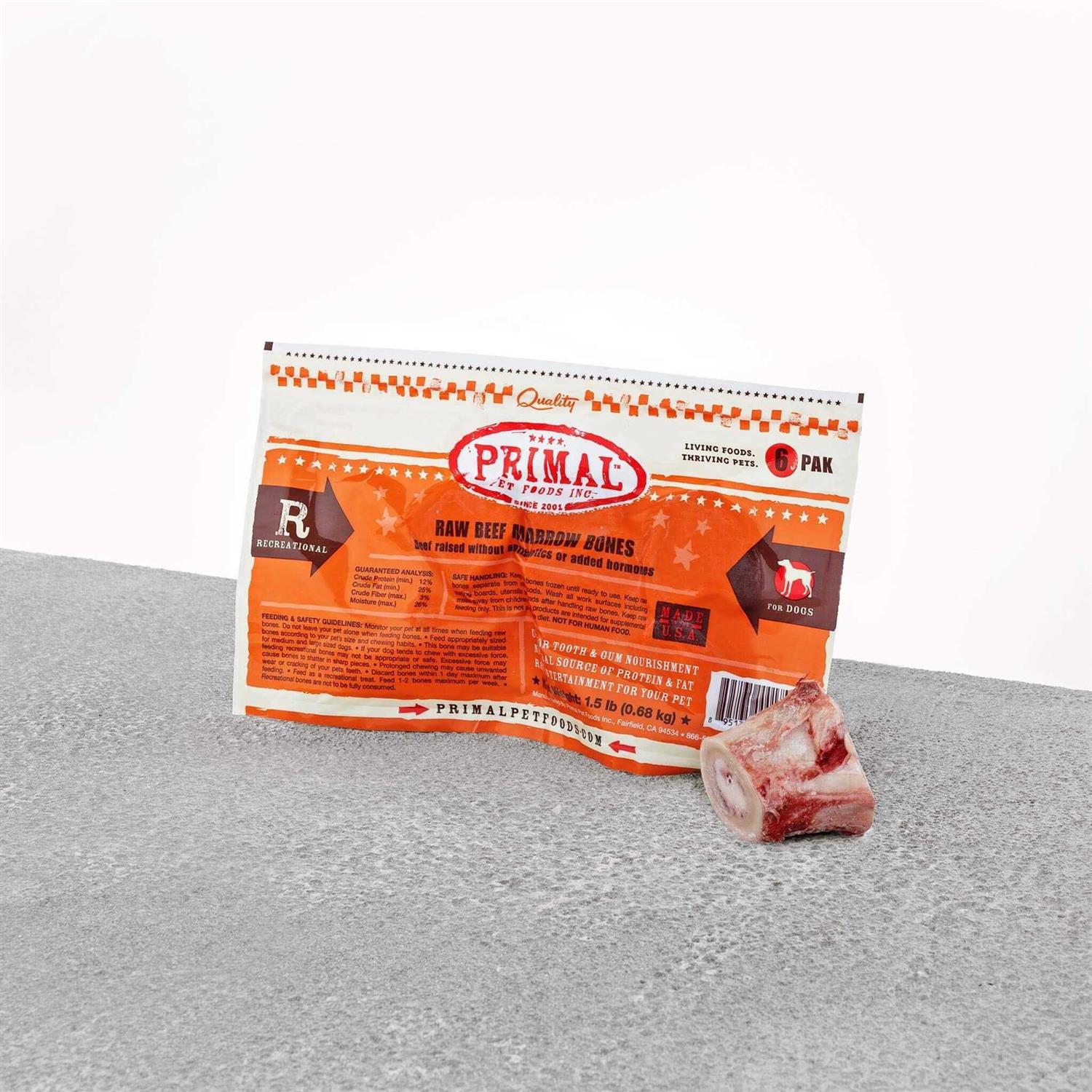 Primal-Raw Frozen Beef Marrow Bones - Healthber
