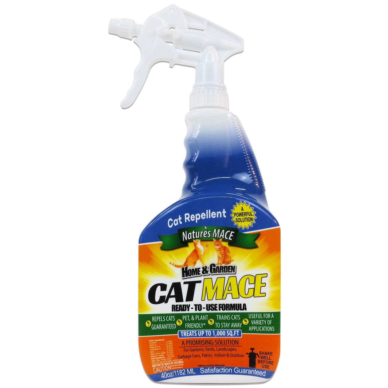 Natures Mace Cat Repellent Ready to Use 40 oz - Healthber
