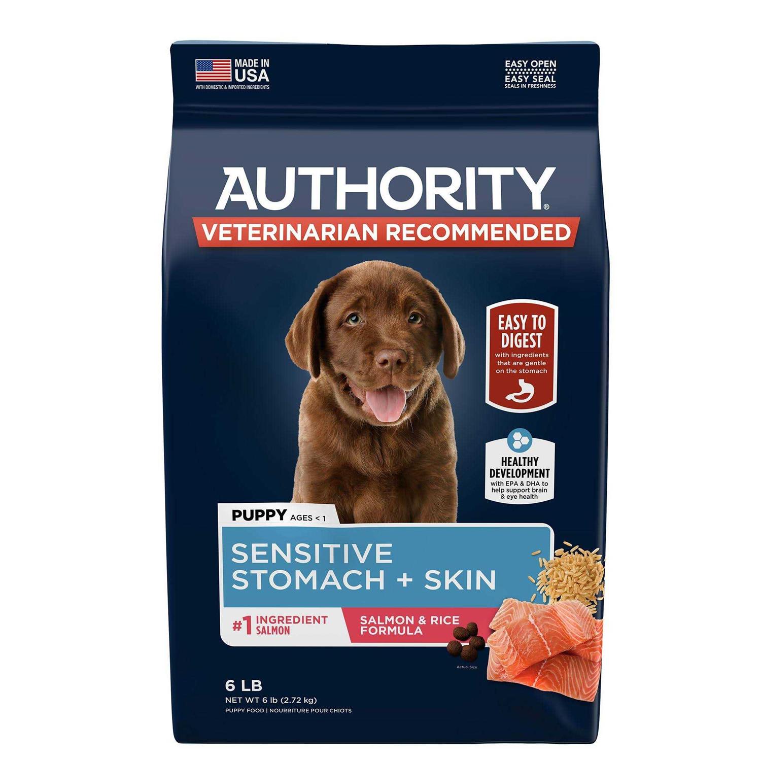 Authority Sensitive Stomach and Skin Puppy Dry Dog Food - Healthber