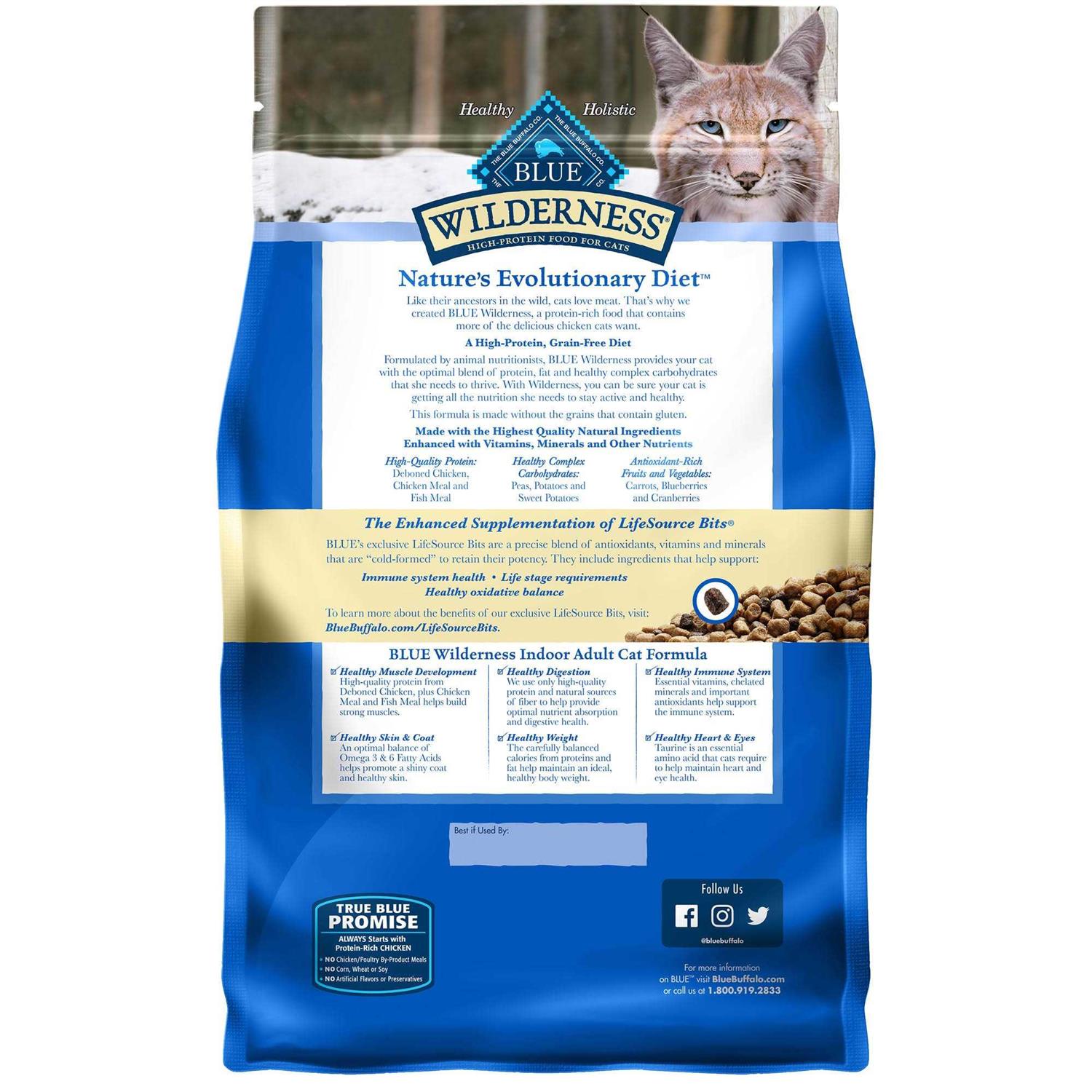 BLUE Wilderness Adult Dry Cat Food - Healthber