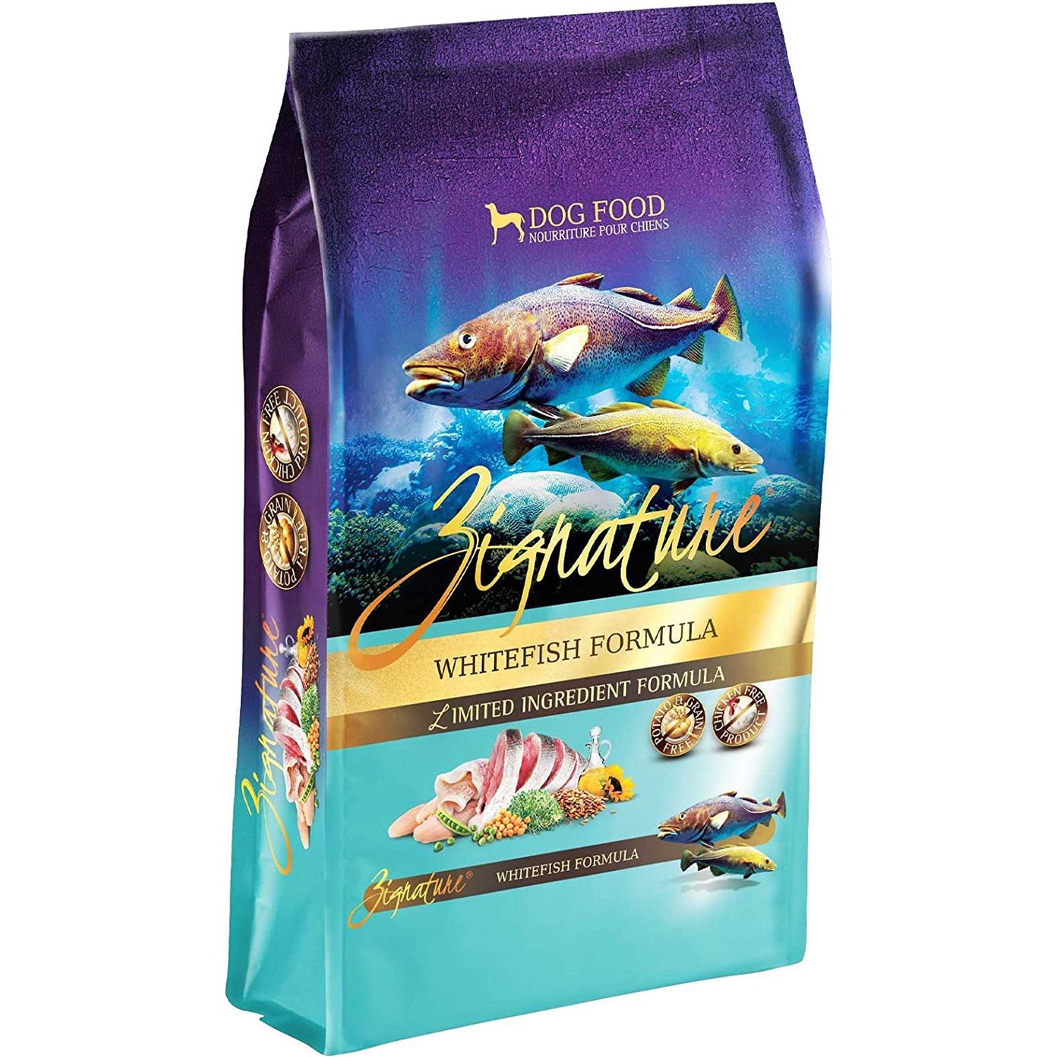 Zignature Limited Ingredient Whitefish Formula Dry Dog Food - Healthber