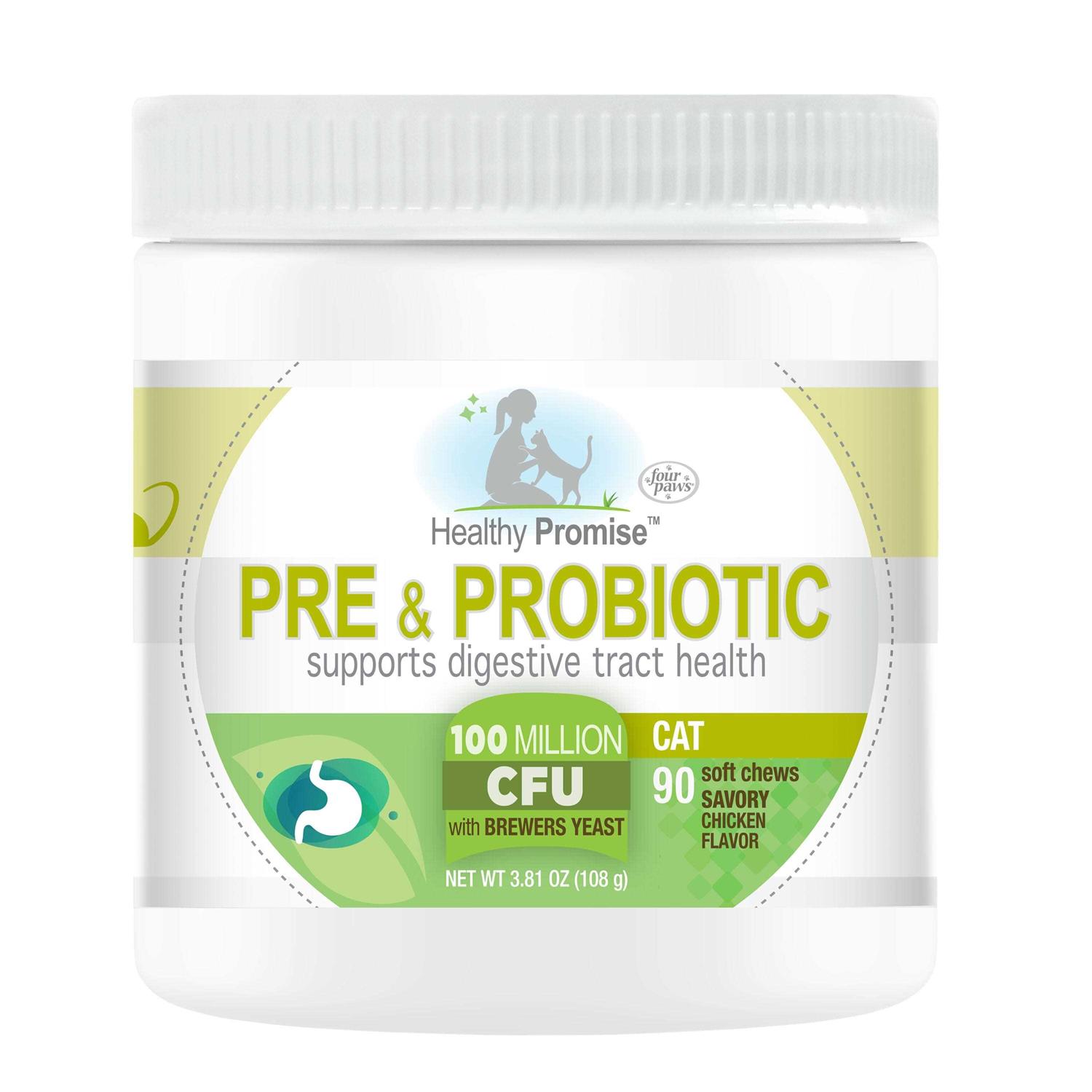 Four Paws Healthy Promise Pre and Probiotic Supplement for Cats - Healthber