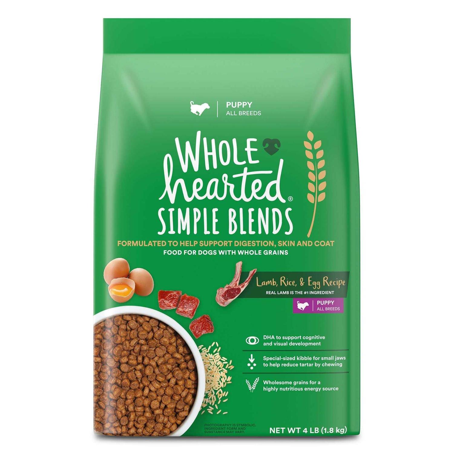 WholeHearted Simple Blends Lamb Rice & Egg Recipe Dry Food - Healthber