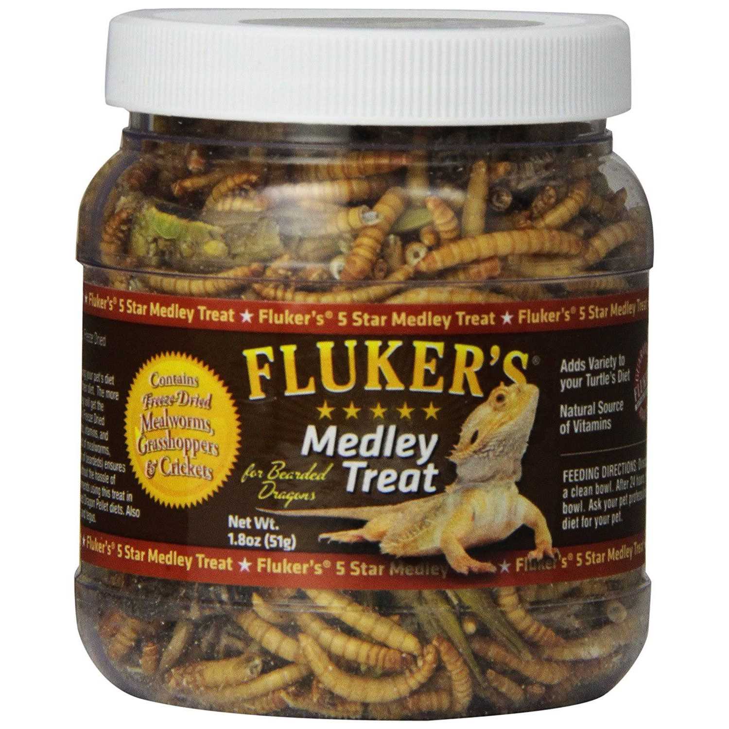 Flukers Bearded Dragon Medley Treat - Healthber