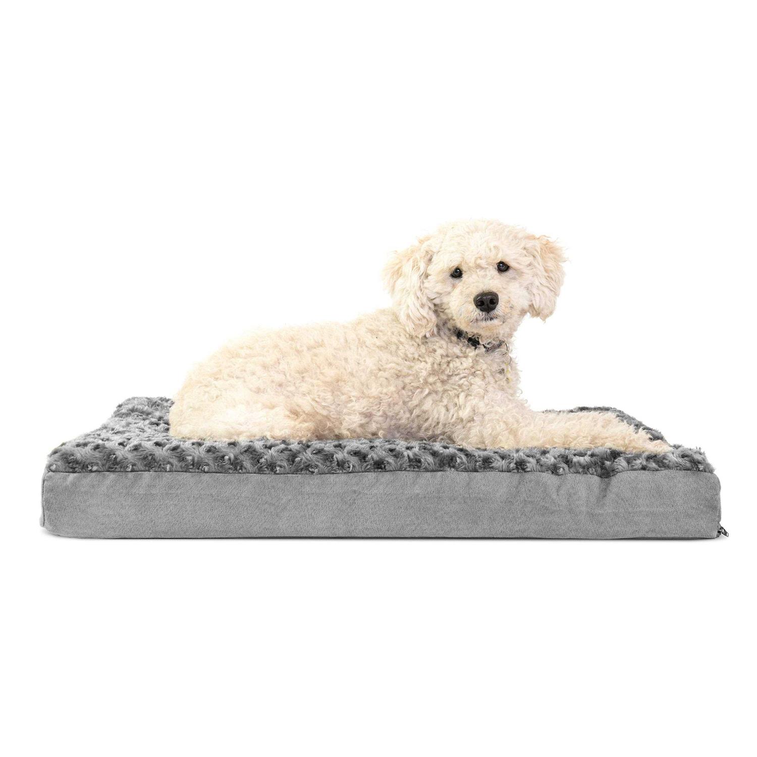 FurHaven Pet Ultra Plush Deluxe Orthopedic Bed - Healthber