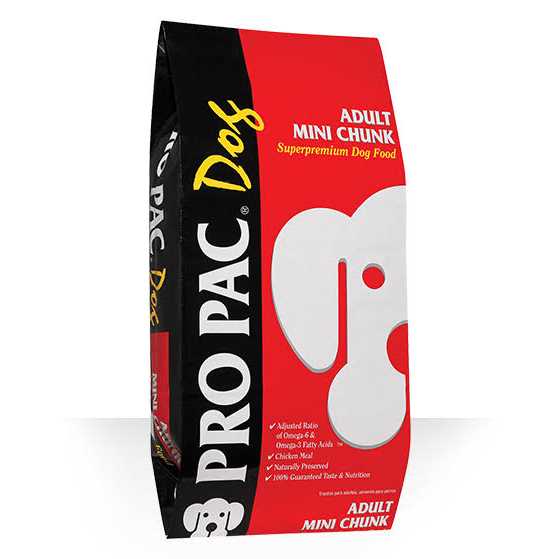 Pro Pac Adult Mini Chunk Dog Food - Healthber