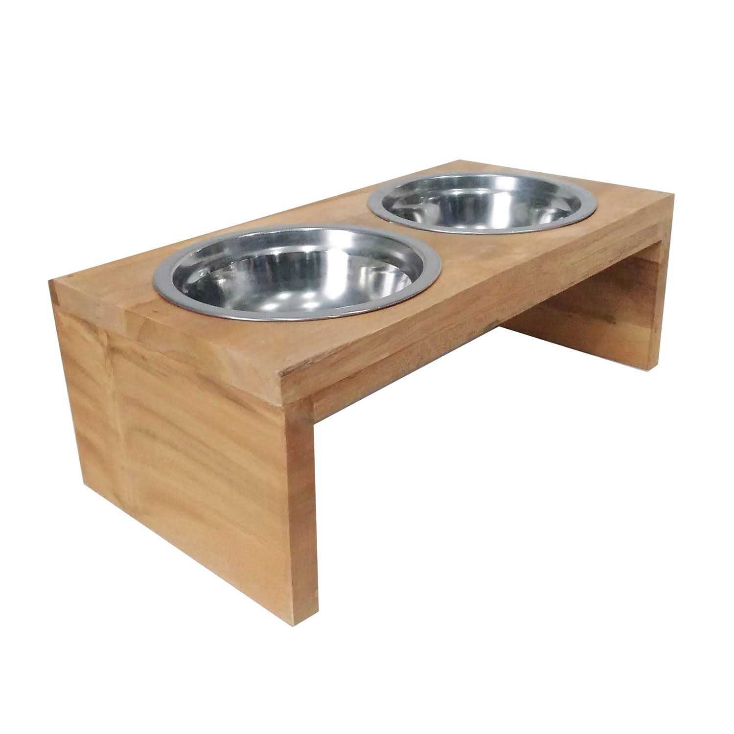 D-Art Collection Pet Feeder Stand with 2 Bowls - Healthber