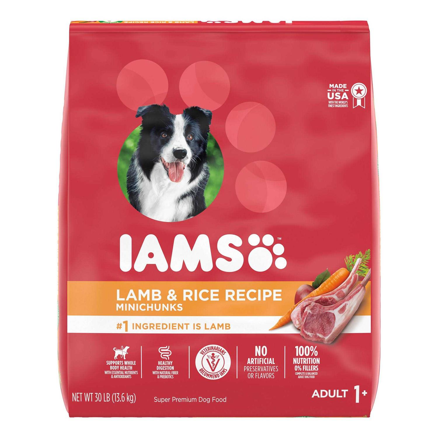 Iams Proactive Health Adult Dry Dog Food Lamb Rice - Healthber