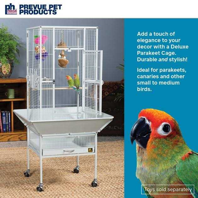 Prevue Pet Products Deluxe Bird Cage - Healthber