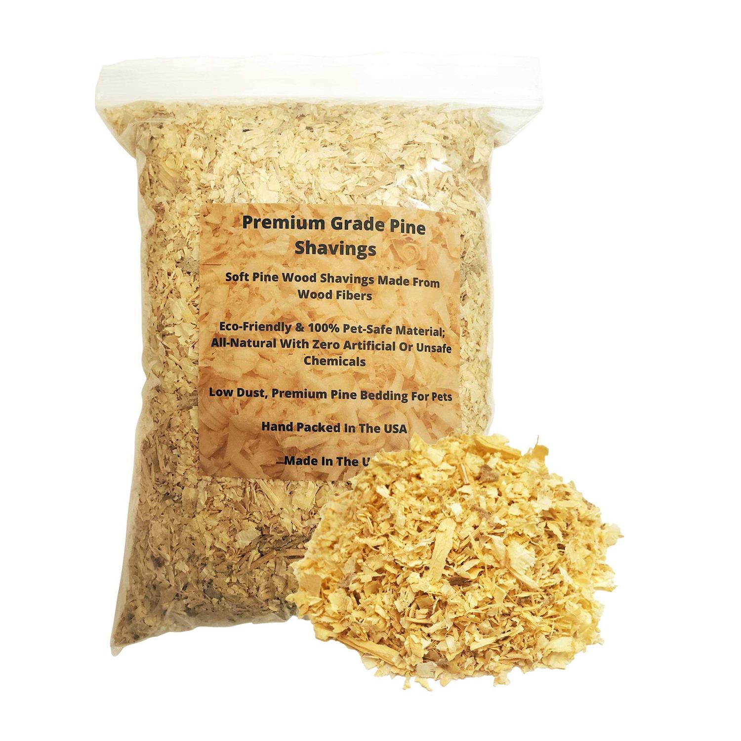 Wood Smith USA Premium Pine Bedding Dust Free Soft Shavings - Healthber