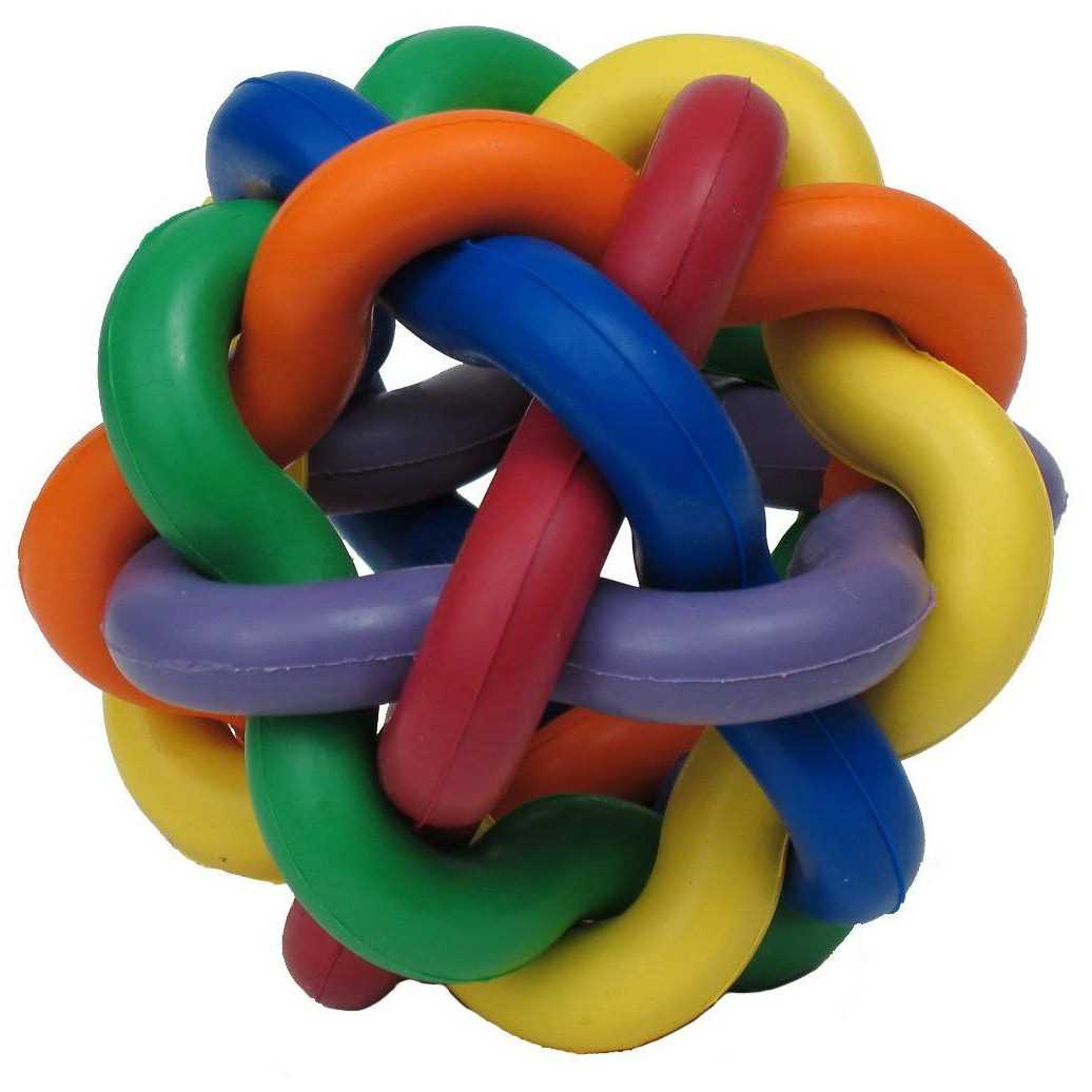 Multipet Nobbly Wobbly Ball Dog Toy - Healthber