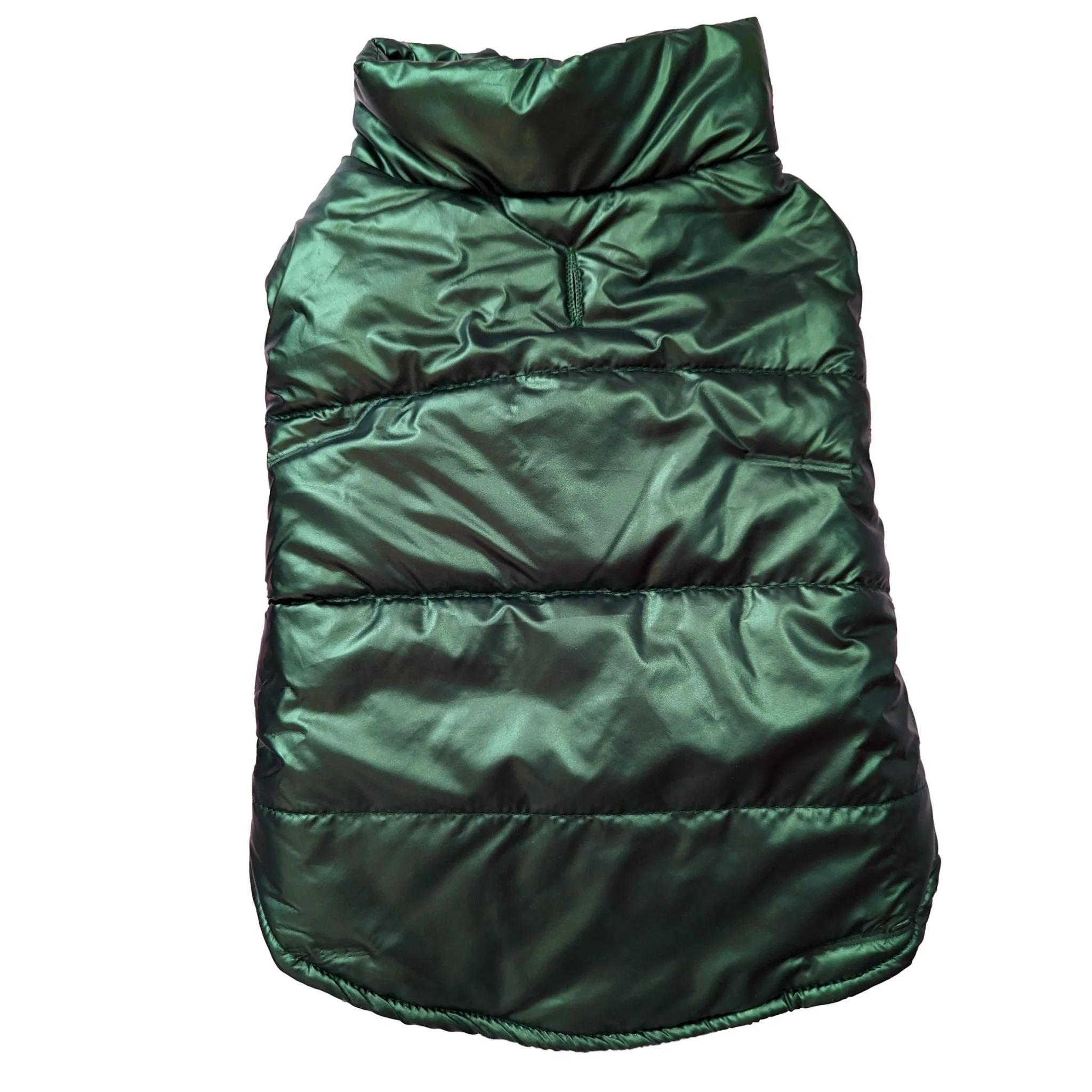Metallic Puffy Coat - Healthber