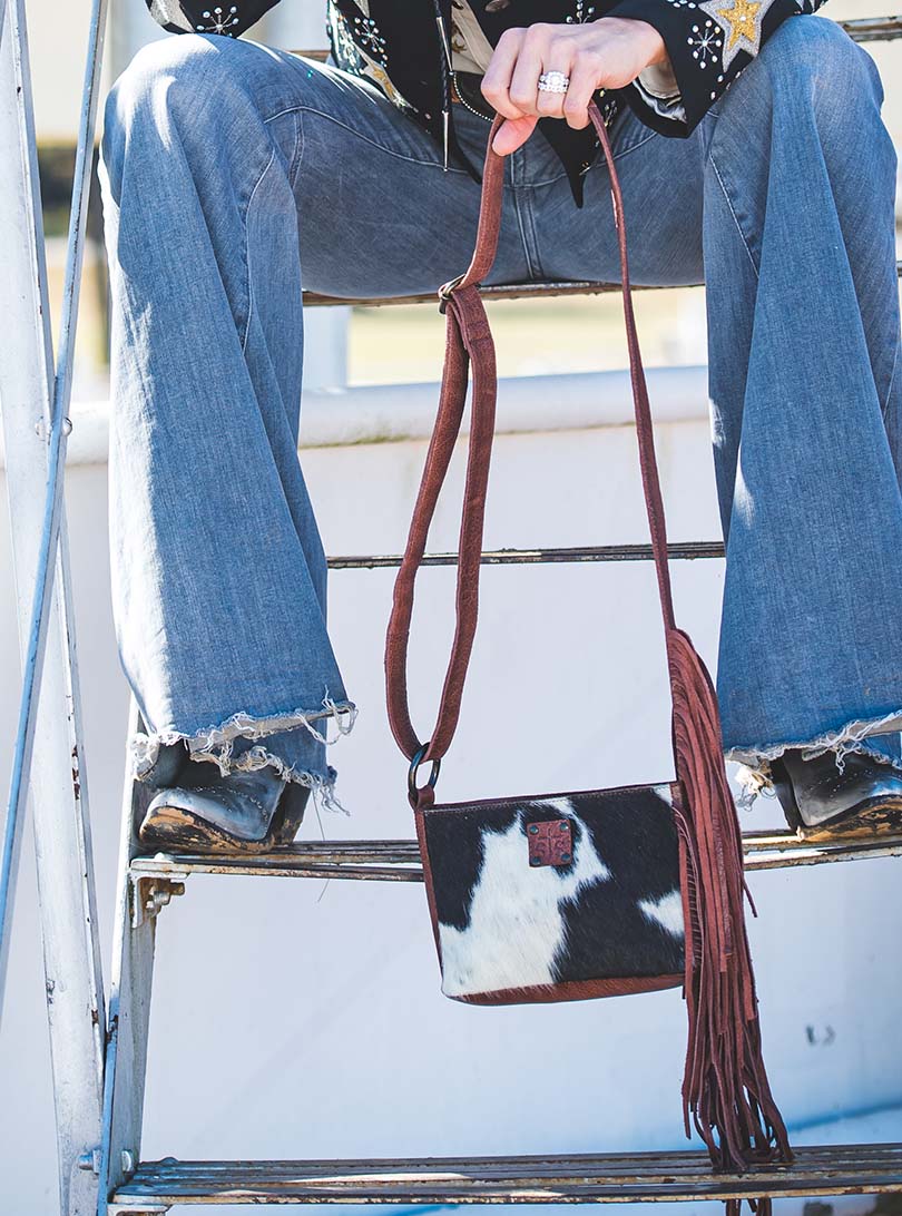 STS Cowhide Harmony Crossbody - Healthber