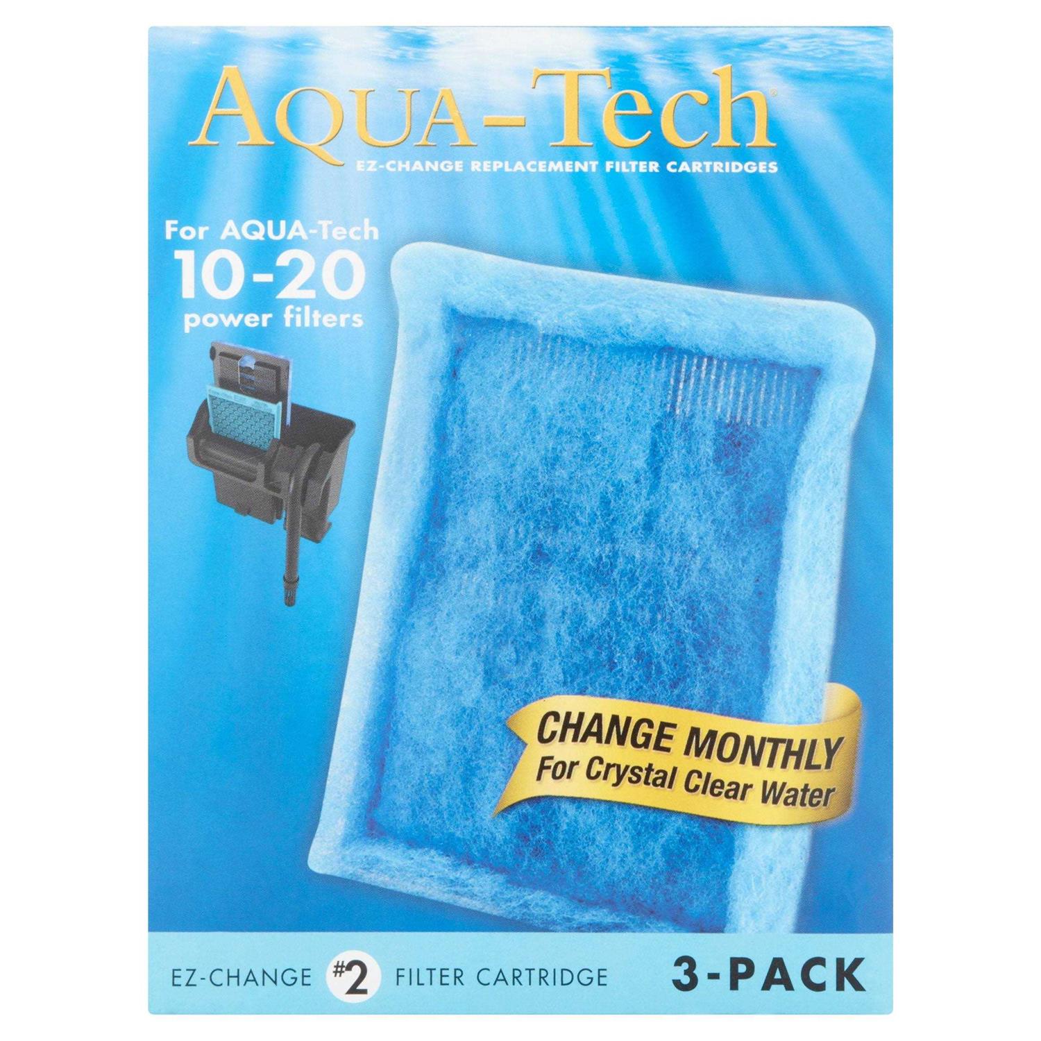 Aqua-Tech EZ-Change Aquarium Filter Cartridge for 10-20G Filters - Healthber