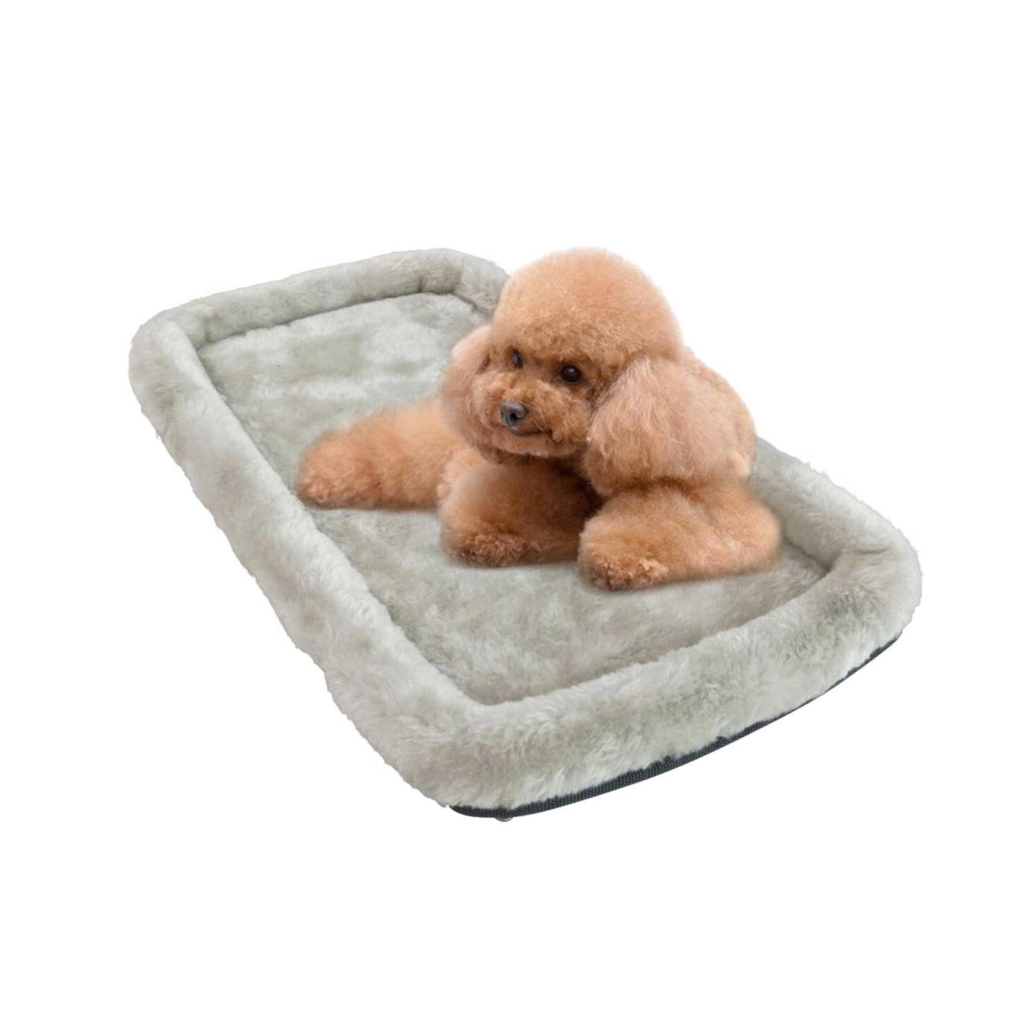 Mr. Peanut’s Platinum Series Pet Carrier Faux Fleece Pad with Plywood Base by Mr. Peanut’s - Healthber